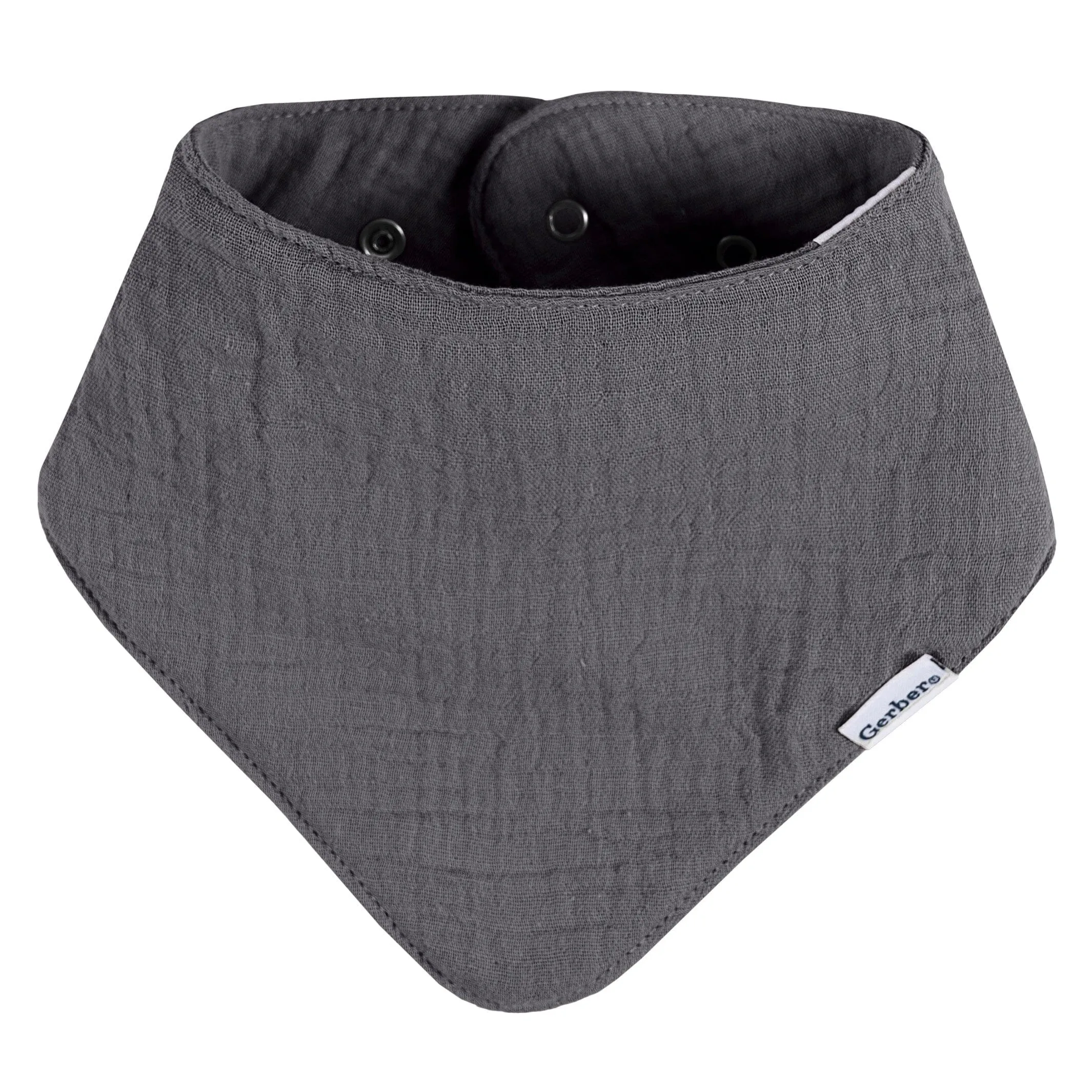10-Pack Baby Neutral Black & White Muslin Bandana Bibs Gerber Childrenswea