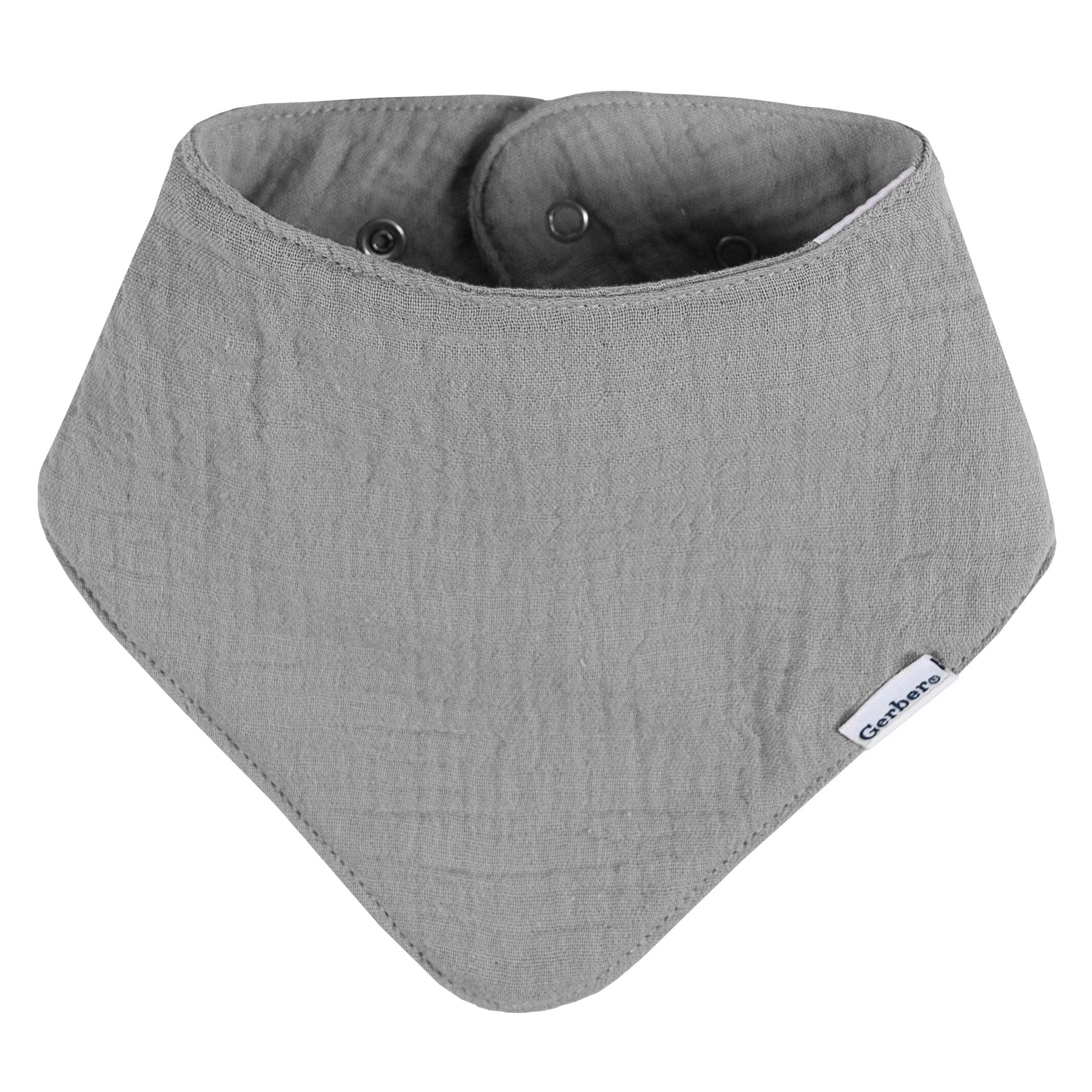 10-Pack Baby Neutral Black & White Muslin Bandana Bibs Gerber Childrenswea