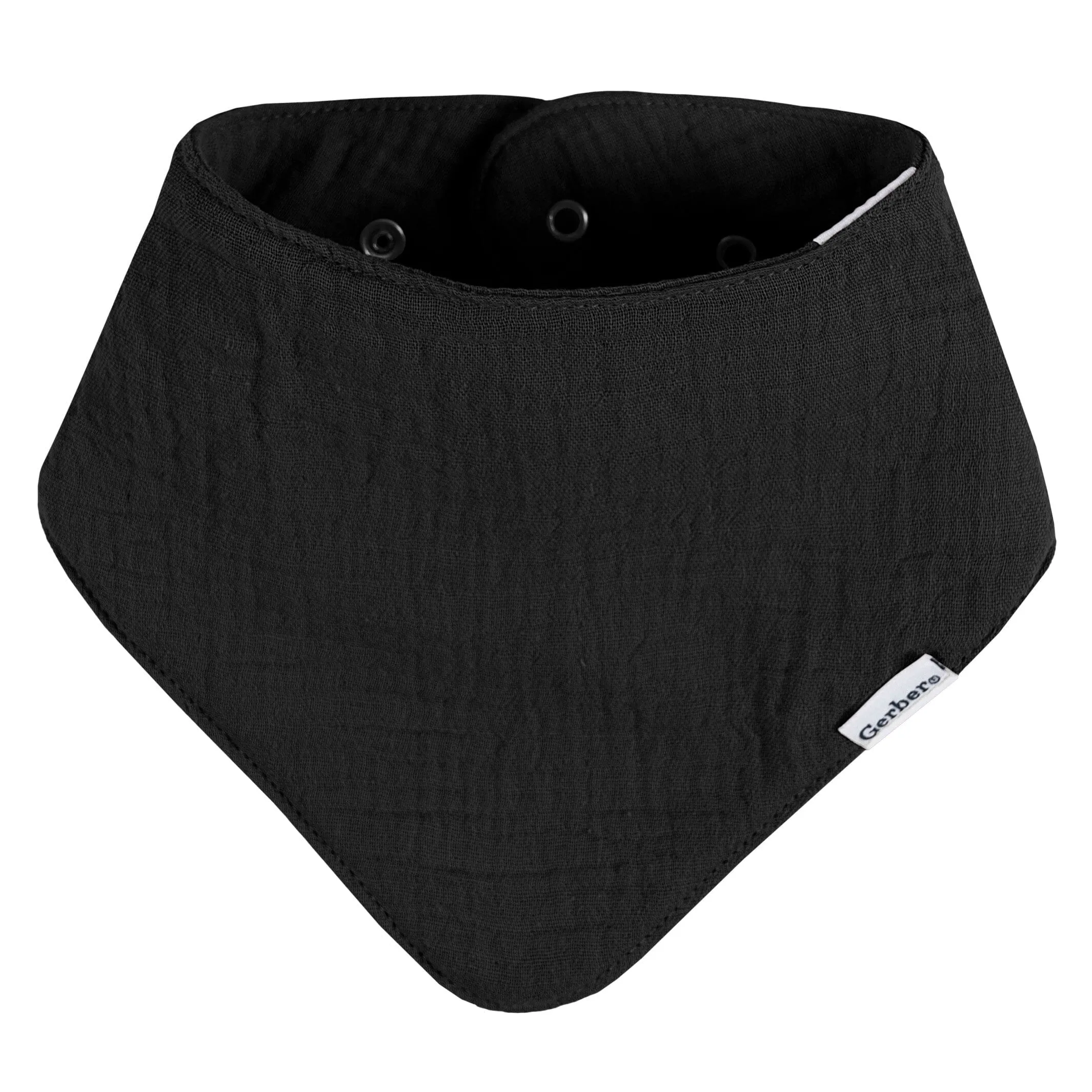 10-Pack Baby Neutral Black & White Muslin Bandana Bibs Gerber Childrenswea