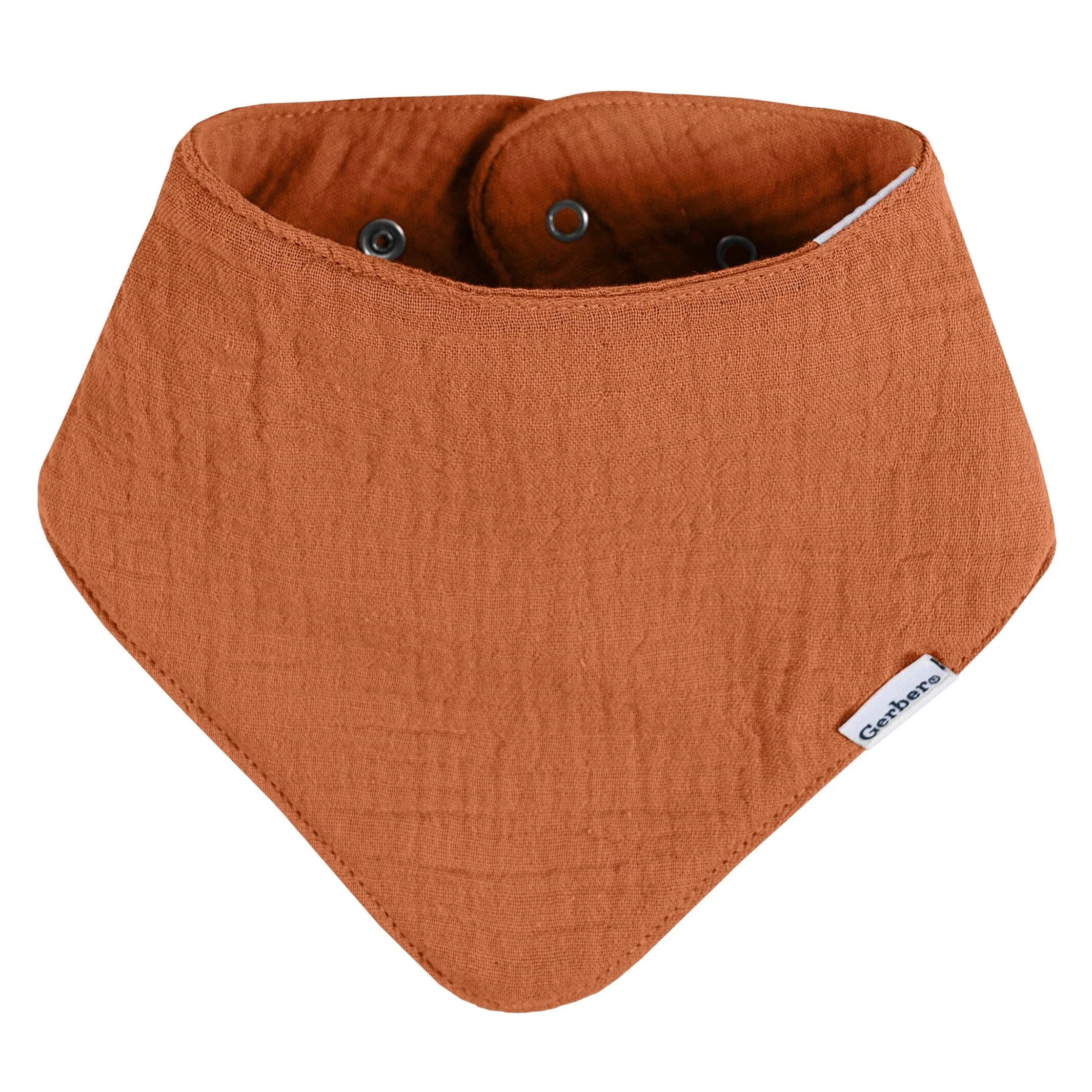 10-Pack Baby Neutral Multi Browns Muslin Bandana Bibs Gerber Childrenswea