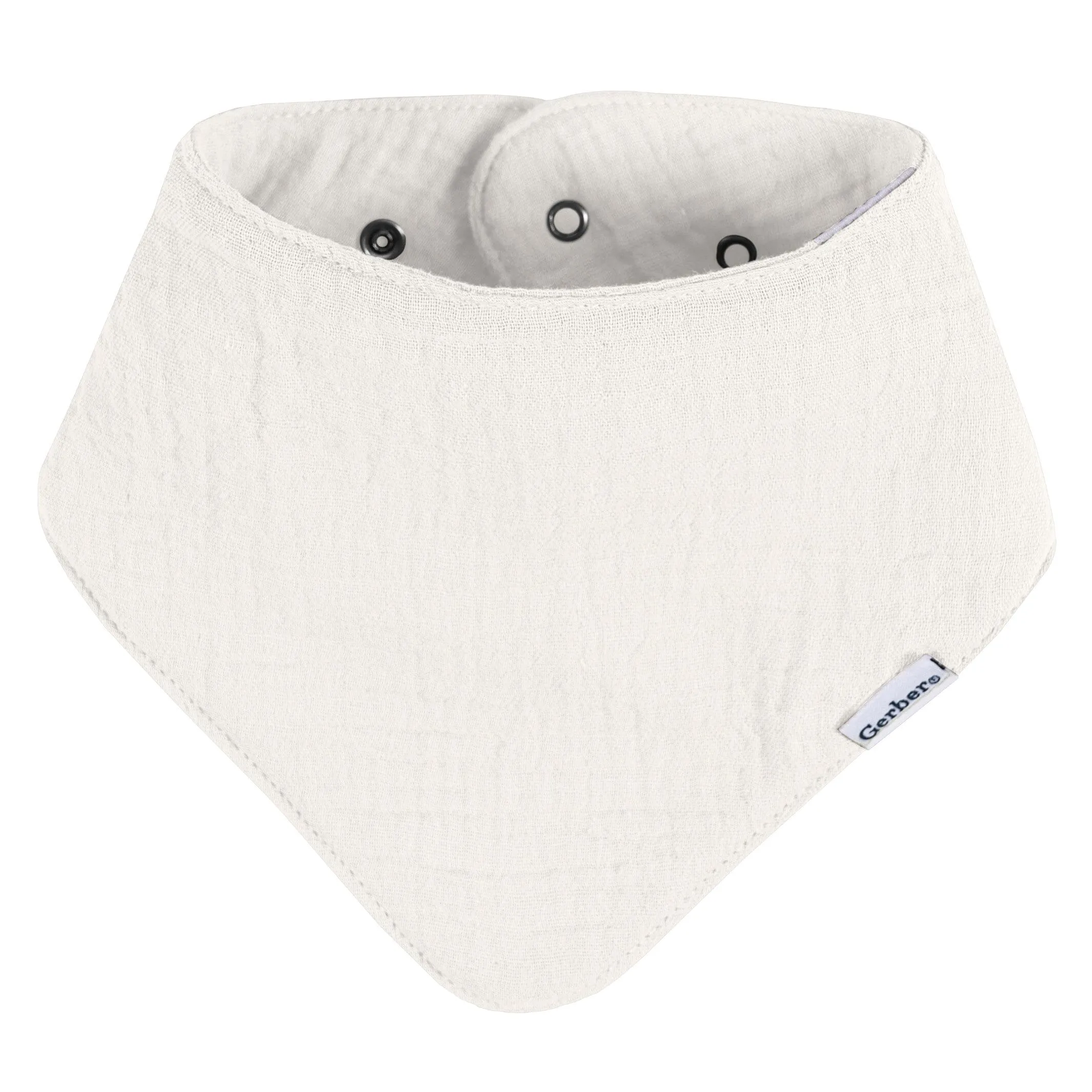 10-Pack Baby Neutral Multi Browns Muslin Bandana Bibs Gerber Childrenswea