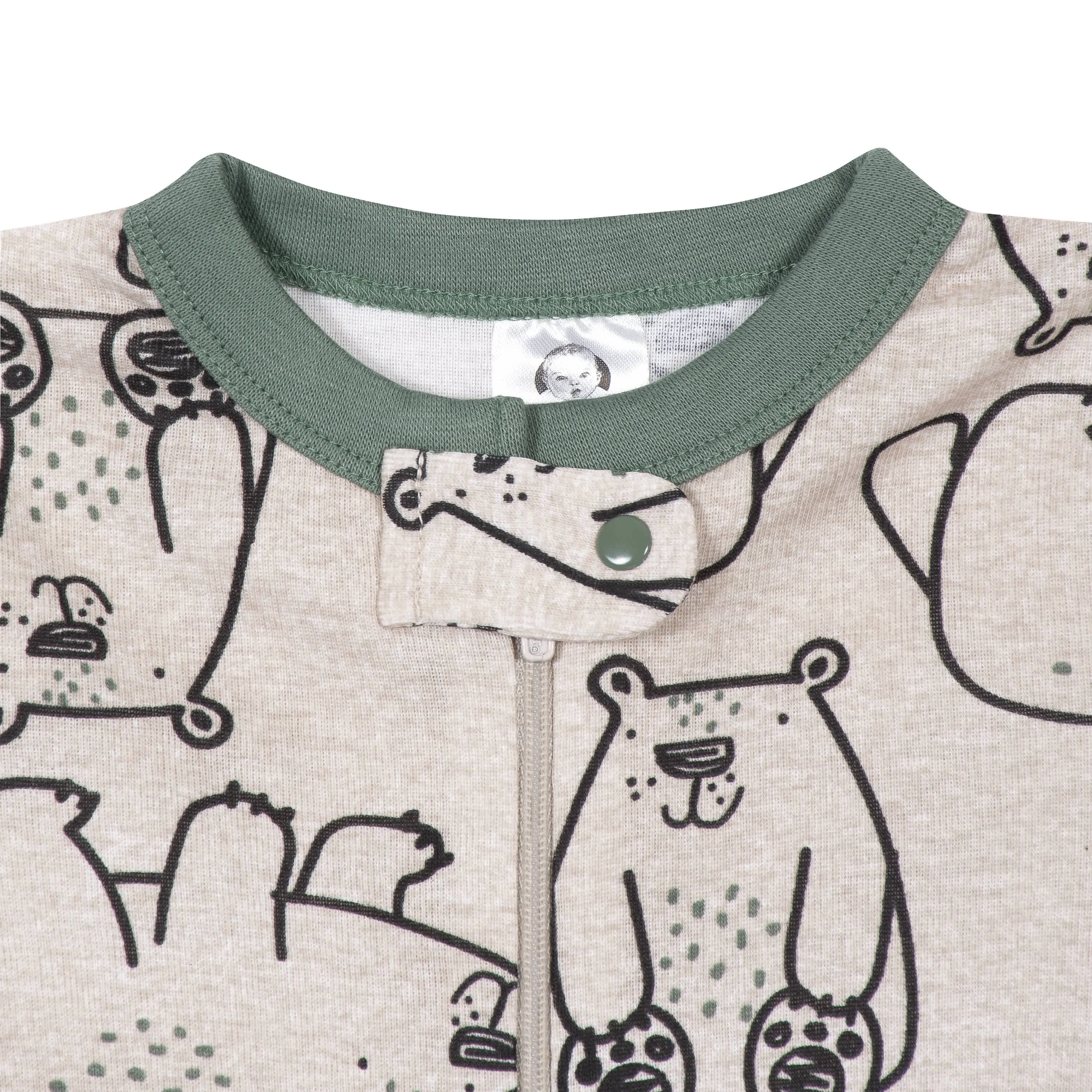 2-Pack Baby & Toddler Boys Bear Snug Fit Footed Cotton Pajamas Gerber Childrenswea
