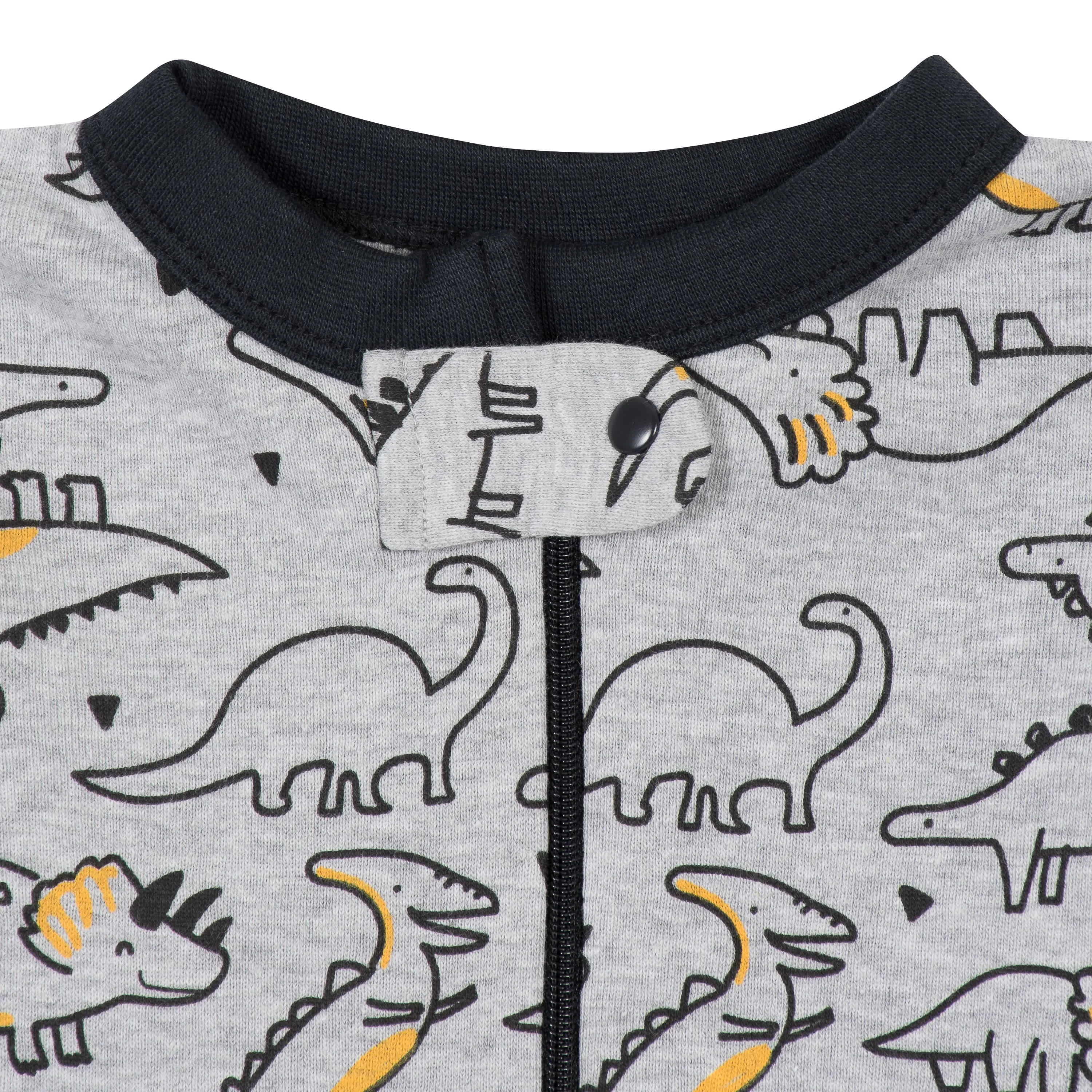 2-Pack Baby & Toddler Boys Dino Snug Fit Footed Cotton Pajamas Gerber Childrenswea