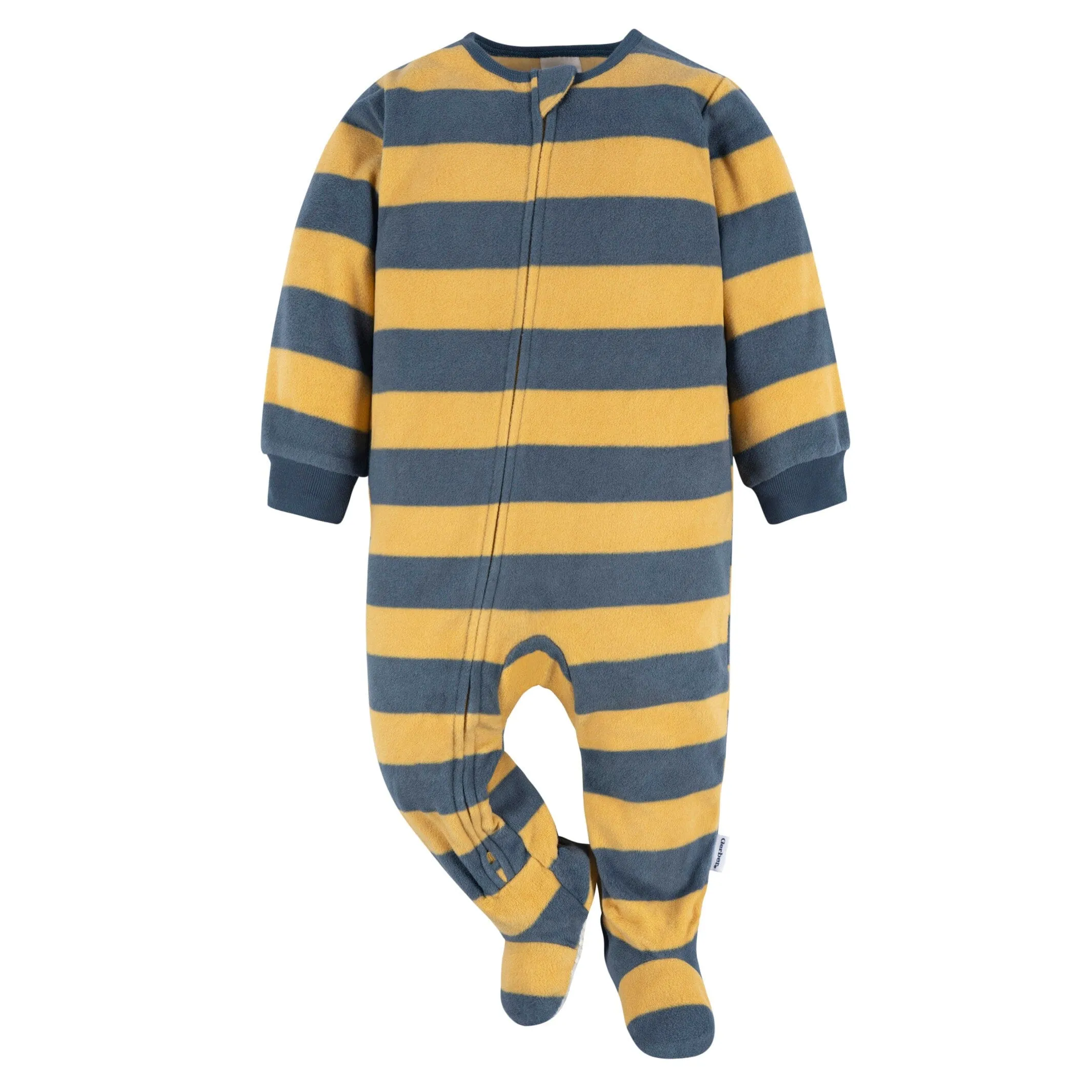 2-Pack Baby & Toddler Boys Dinos & Wide Stripe Fleece Pajamas Gerber Childrenswea