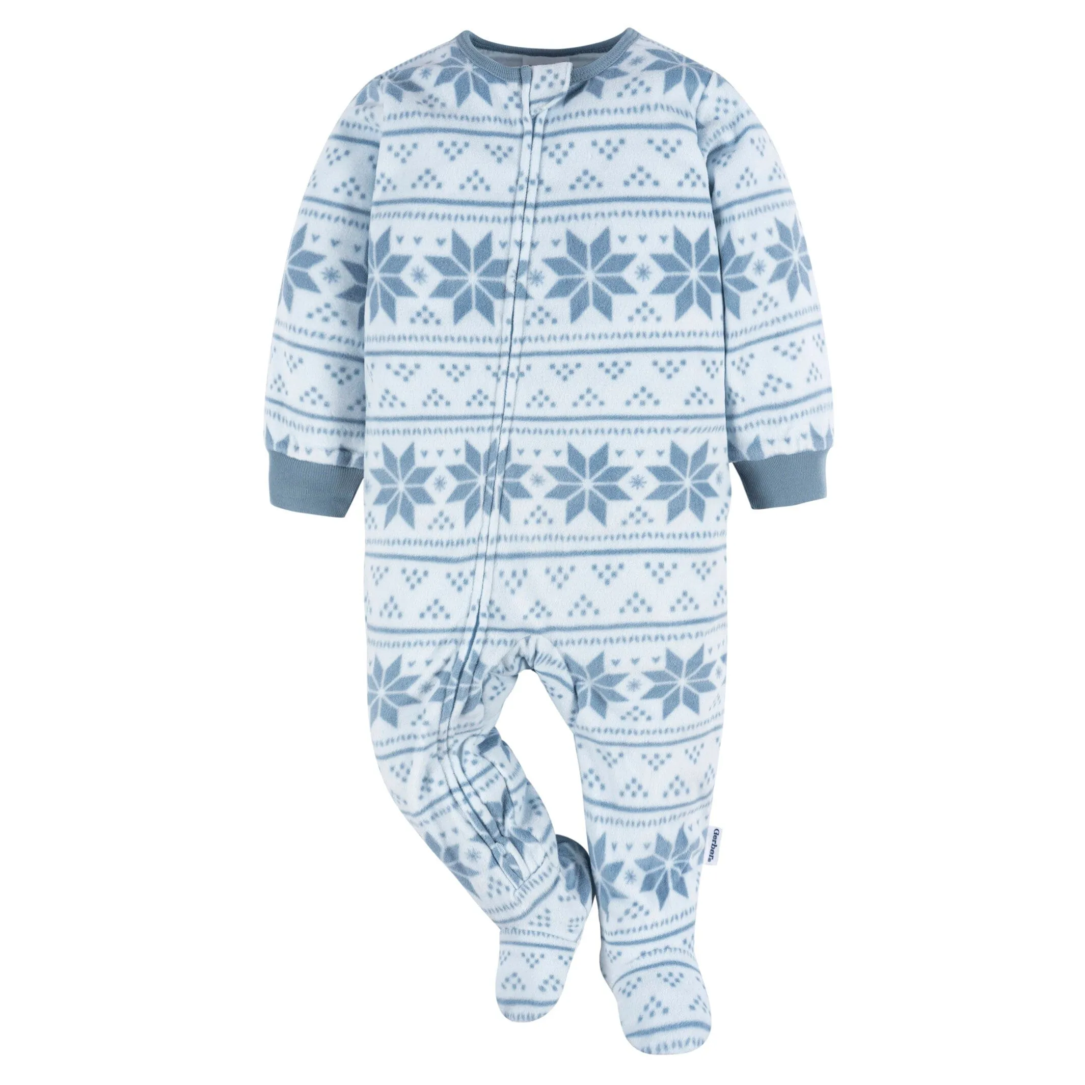 2-Pack Baby & Toddler Boys Dog & Blue Fair Isle Fleece Pajamas Gerber Childrenswea