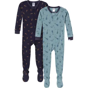 2-Pack Baby & Toddler Boys Guitars Snug Fit Footed Pajamas Gerber Childrenswea
