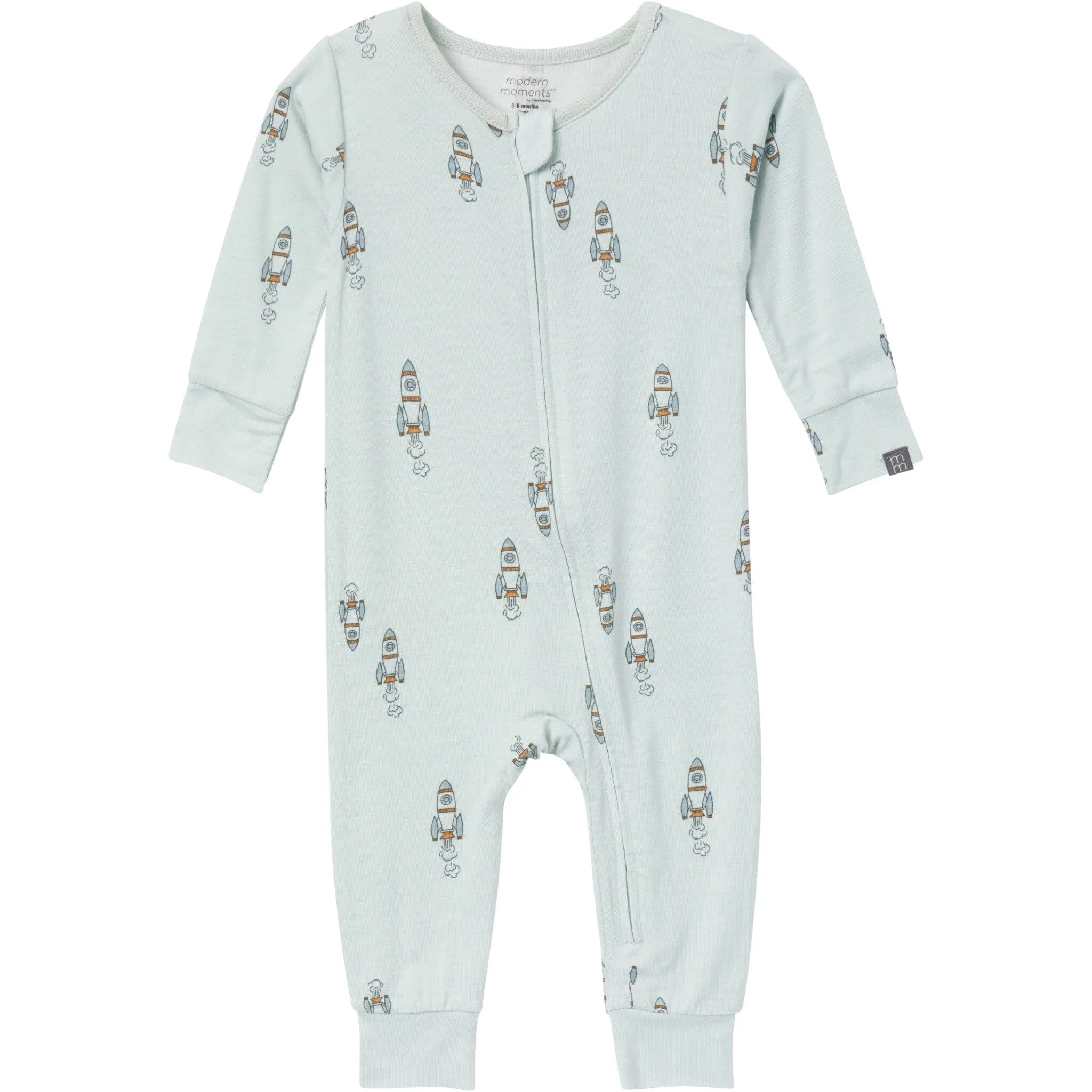2-Pack Baby & Toddler Boys Light Sky Spaceship Snug Fitting Footless Pajamas Gerber Childrenswea