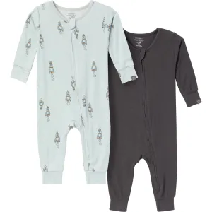 2-Pack Baby & Toddler Boys Light Sky Spaceship Snug Fitting Footless Pajamas Gerber Childrenswea