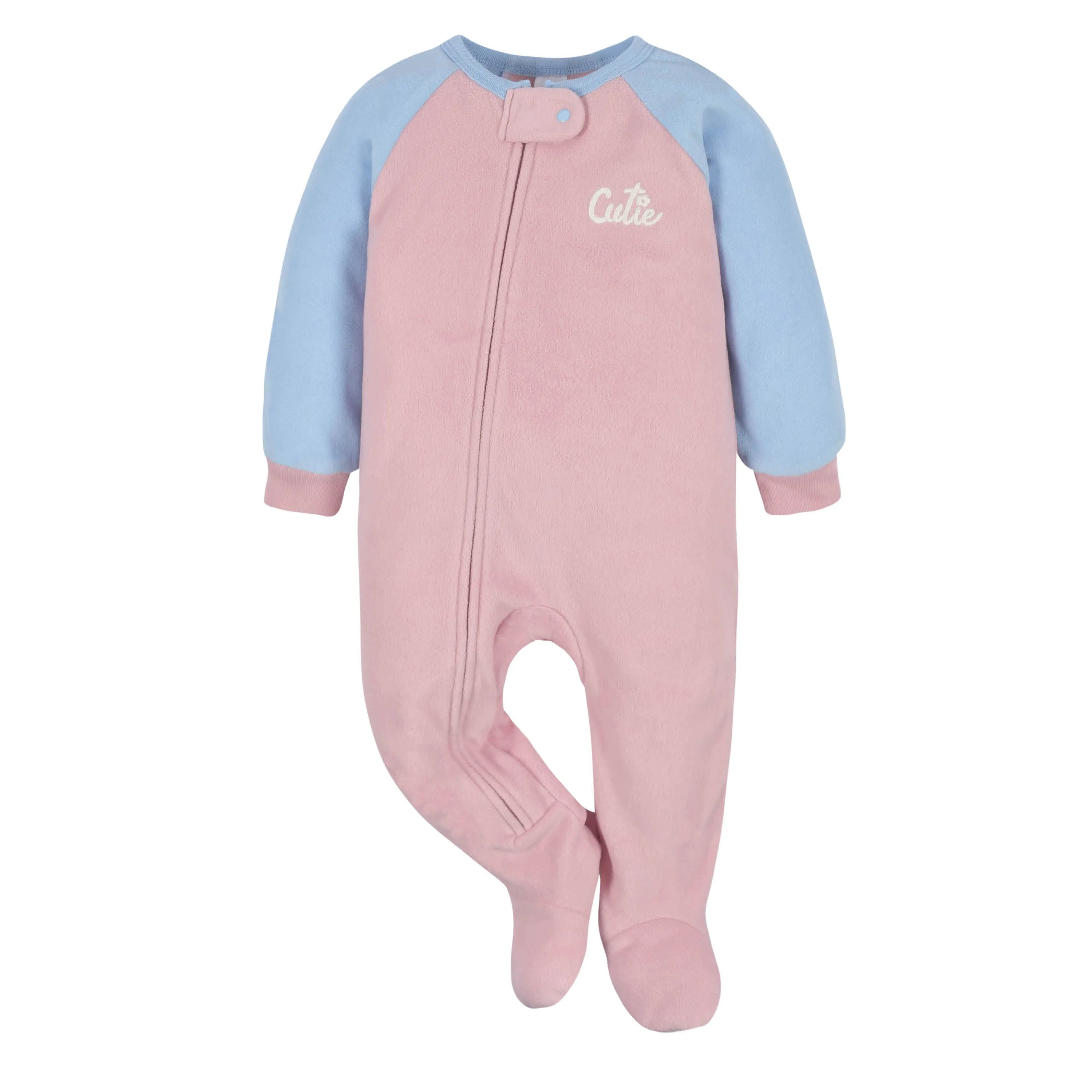 2-Pack Baby & Toddler Girls Blue Cutie Fleece Pajamas Gerber Childrenswea