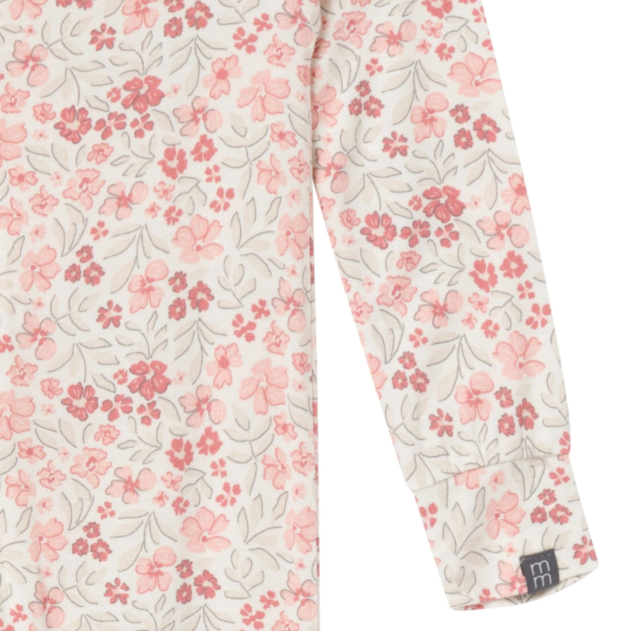 2-Pack Baby & Toddler Girls Ivory Floral Snug Fitting Footless Pajamas Gerber Childrenswea