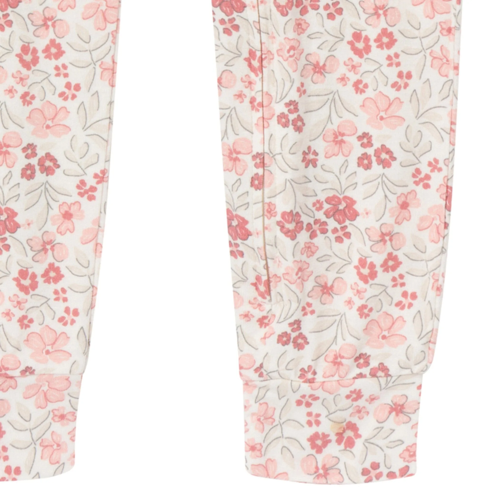 2-Pack Baby & Toddler Girls Ivory Floral Snug Fitting Footless Pajamas Gerber Childrenswea
