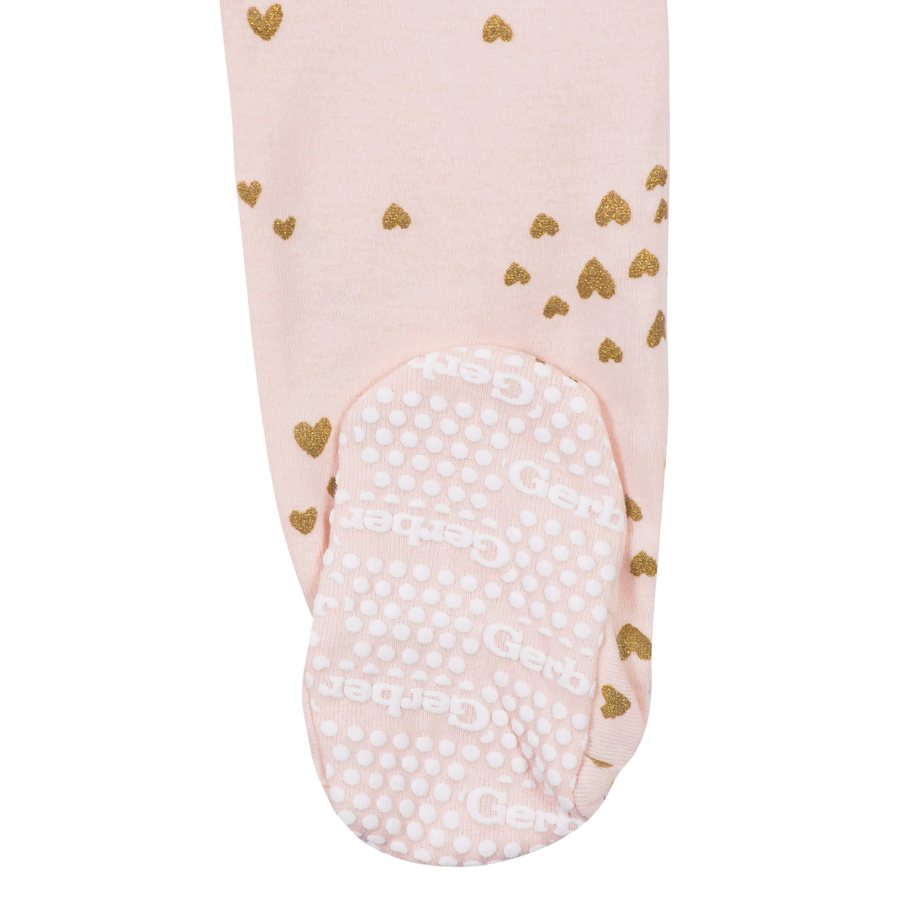 2-Pack Baby & Toddler Girls Love Snug Fit Footed Cotton Pajamas Gerber Childrenswea