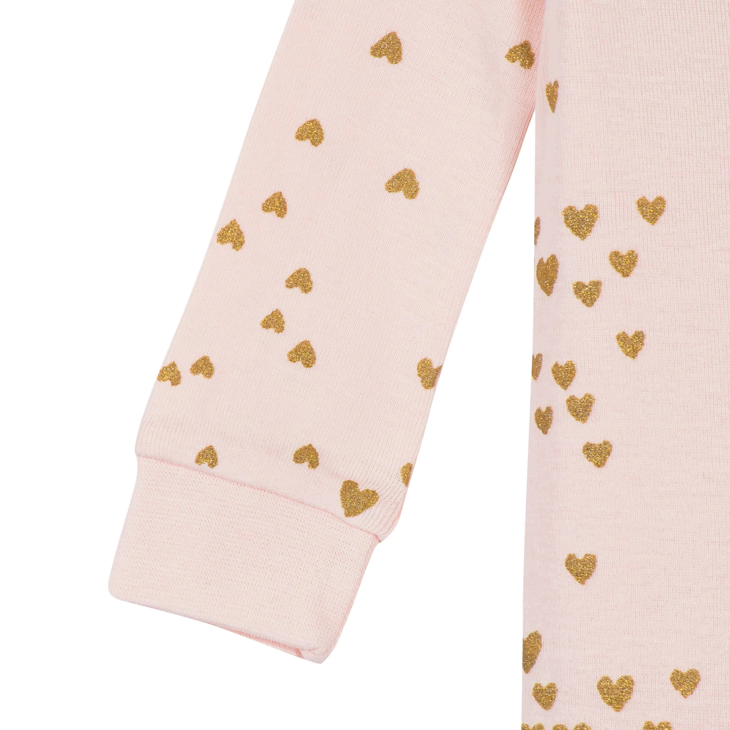 2-Pack Baby & Toddler Girls Love Snug Fit Footed Cotton Pajamas Gerber Childrenswea