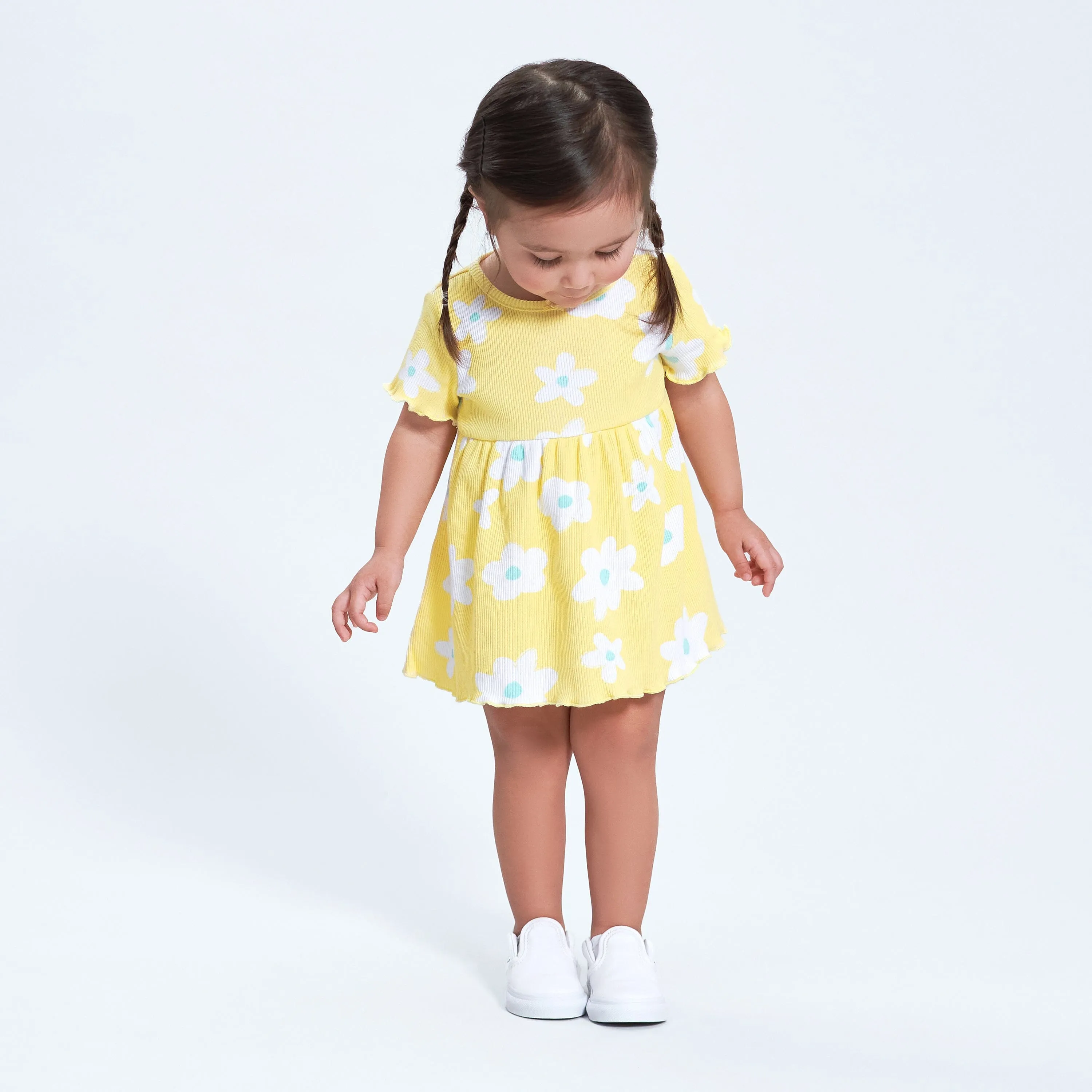 2-Pack Baby & Toddler Girls Picnic Day Dreams Short Sleeve Cotton Dresses Gerber Childrenswea