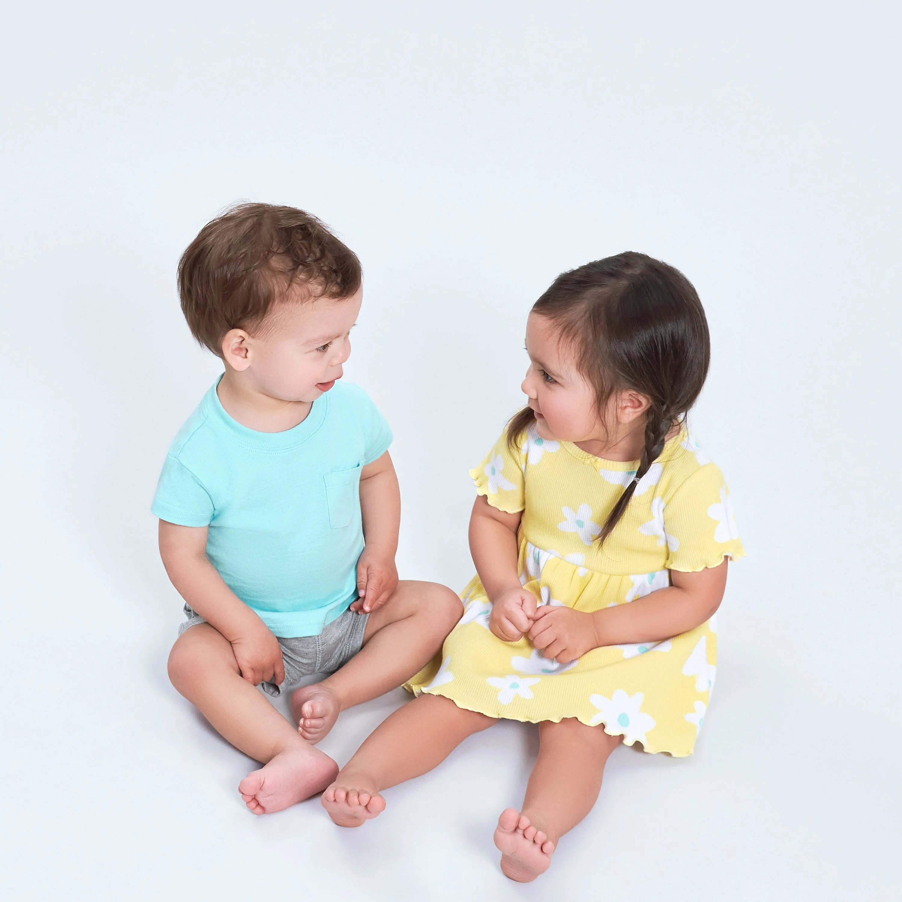 2-Pack Baby & Toddler Girls Picnic Day Dreams Short Sleeve Cotton Dresses Gerber Childrenswea