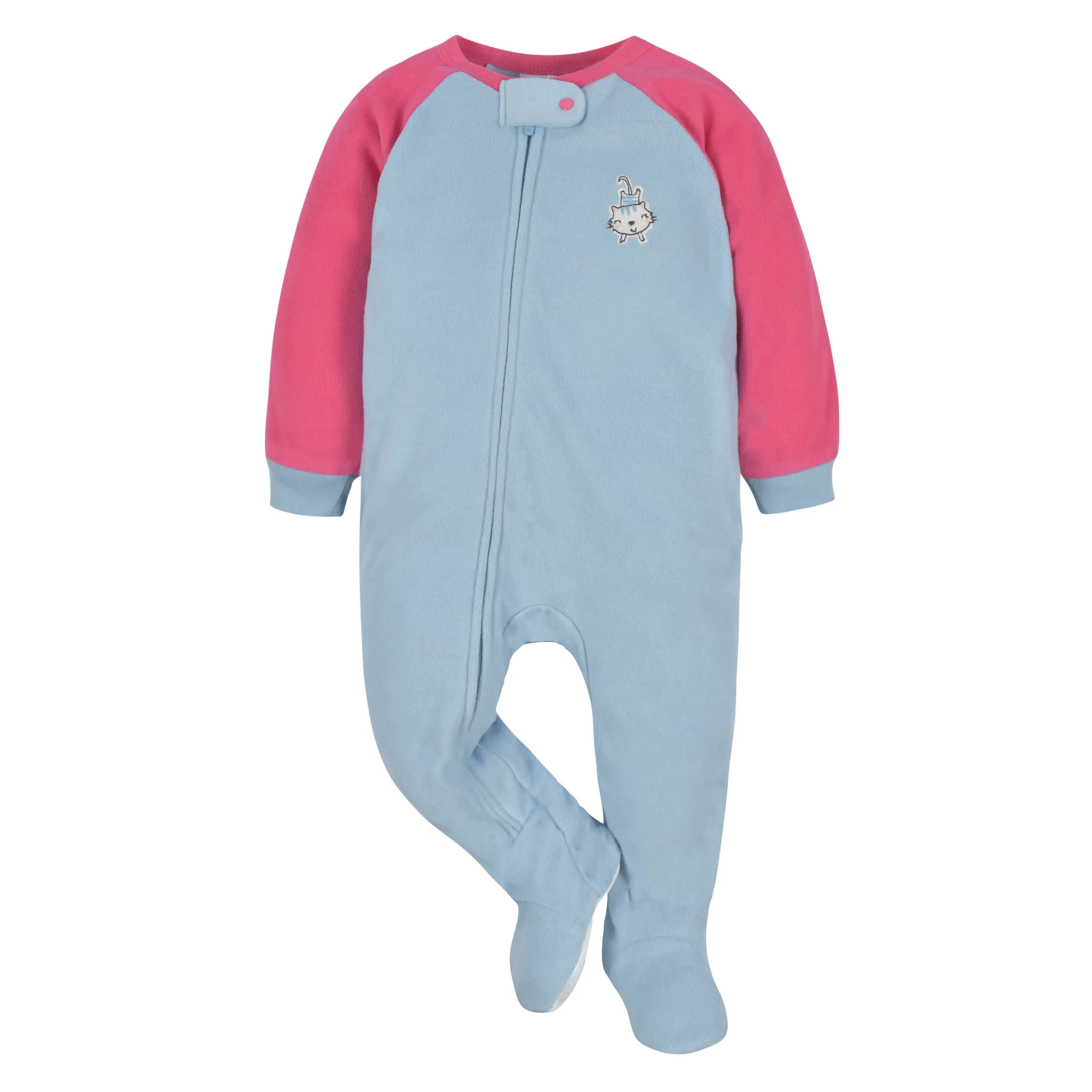 2-Pack Baby & Toddler Girls Pink Tigers Fleece Pajamas Gerber Childrenswea