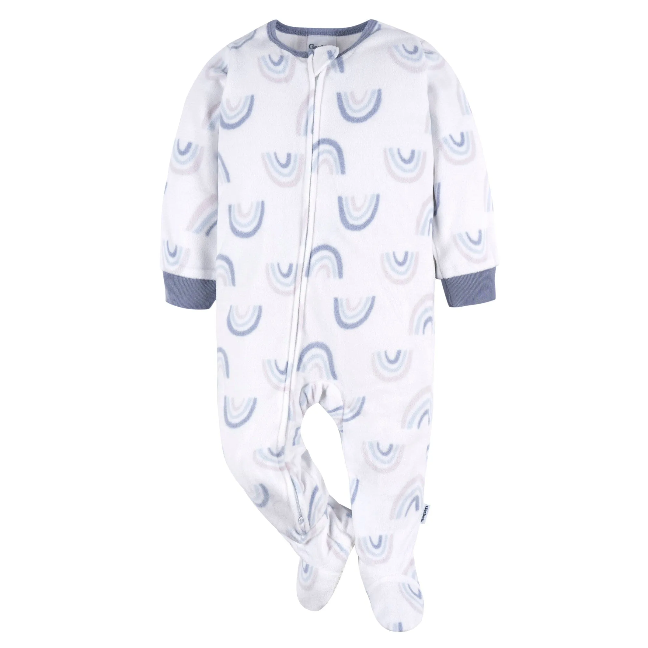 2-Pack Baby & Toddler Girls Purple Rainbows Fleece Pajamas Gerber Childrenswea