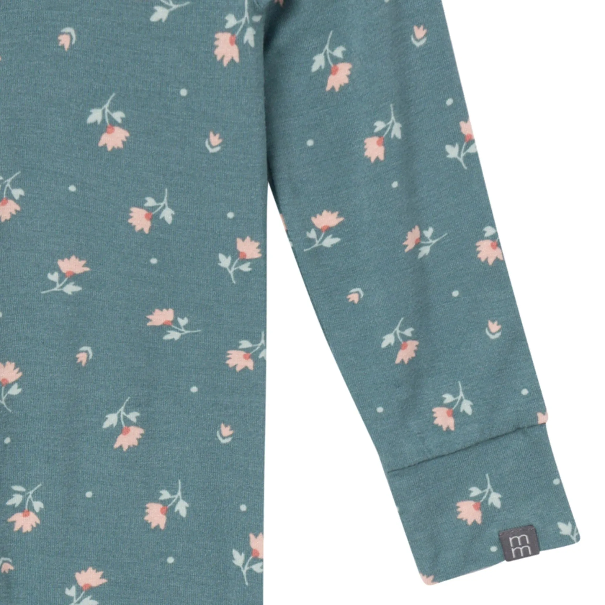 2-Pack Baby & Toddler Girls Teal Rose Snug Fitting Footless Pajamas Gerber Childrenswea