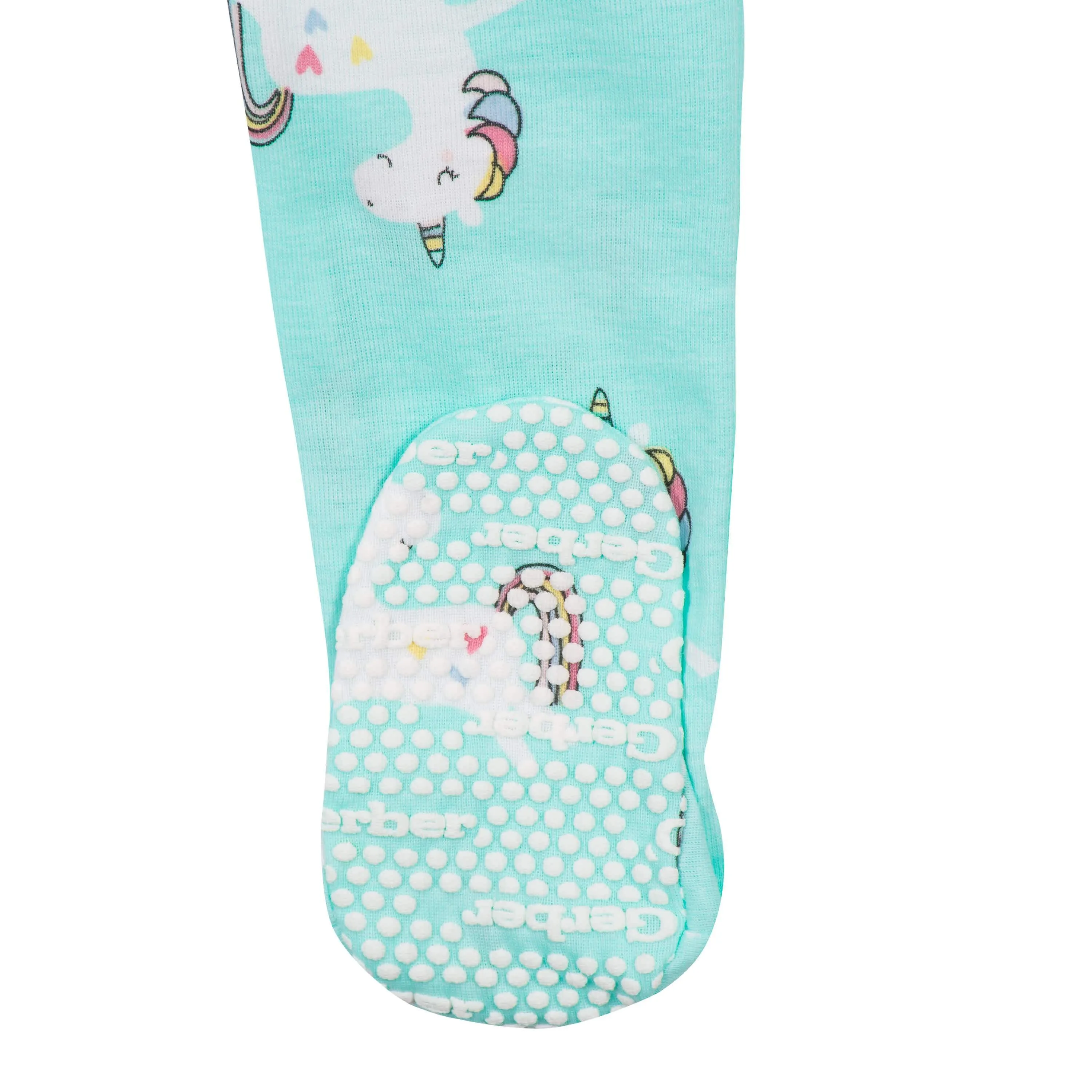 2-Pack Baby & Toddler Girls Unicorns Snug Fit Footed Cotton Pajamas Gerber Childrenswea