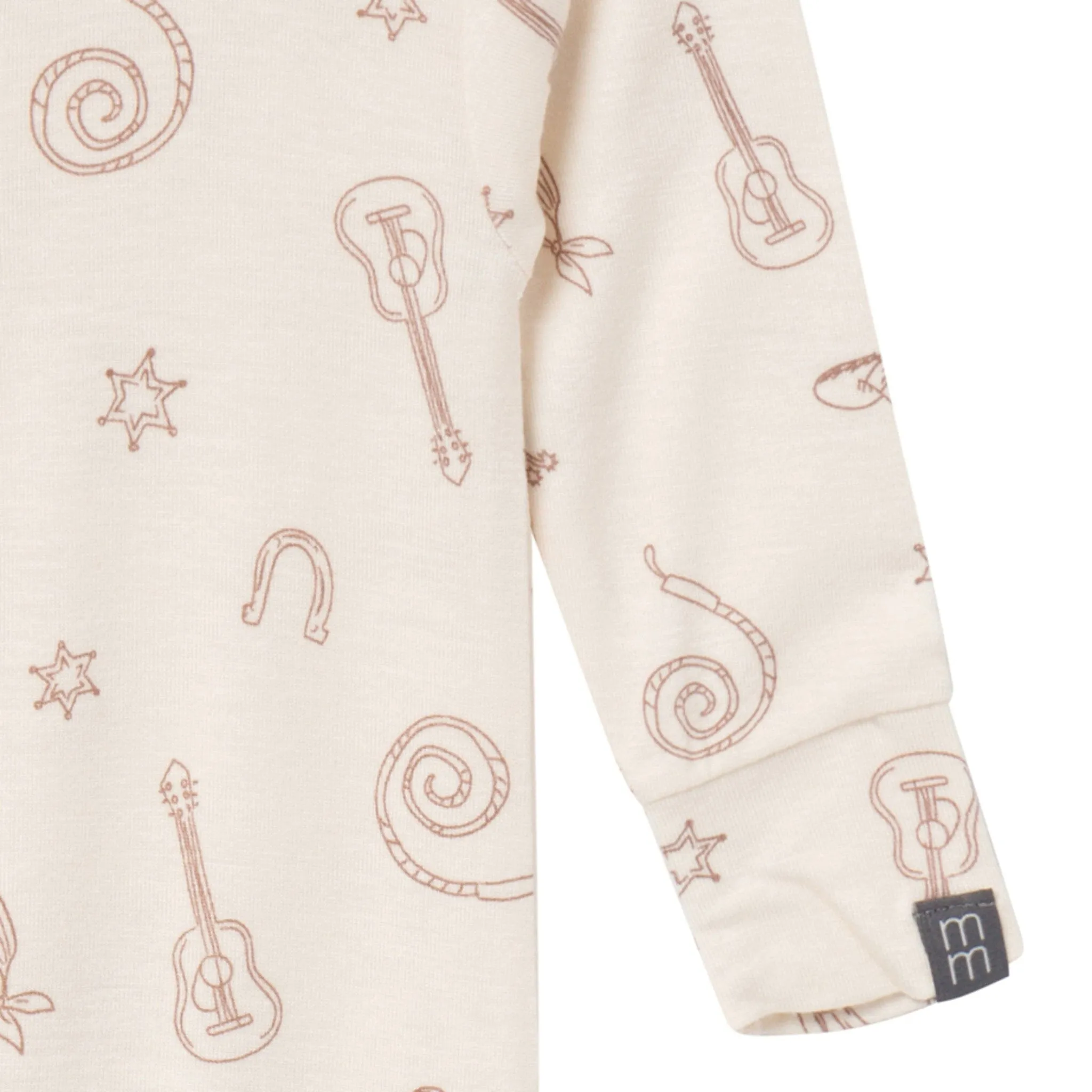 2-Pack Baby & Toddler Neutral Beige Cowboy Snug Fitting Footless Pajamas Gerber Childrenswea