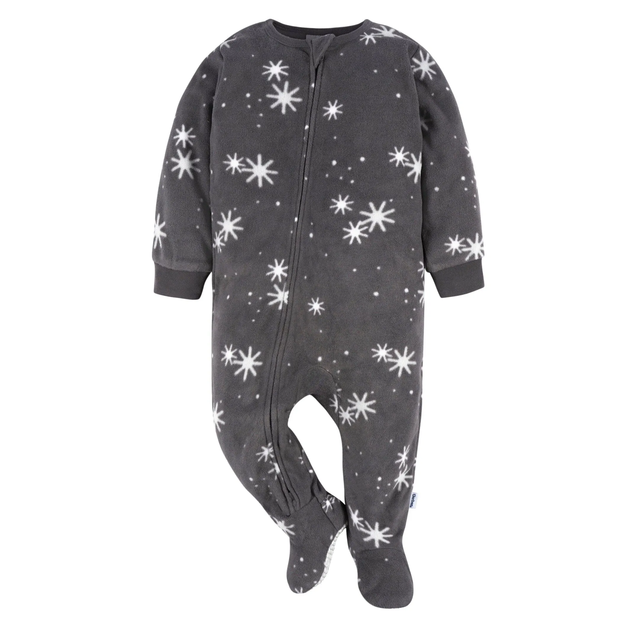 2-Pack Baby & Toddler Neutral Grey Penguins Fleece Pajamas Gerber Childrenswea