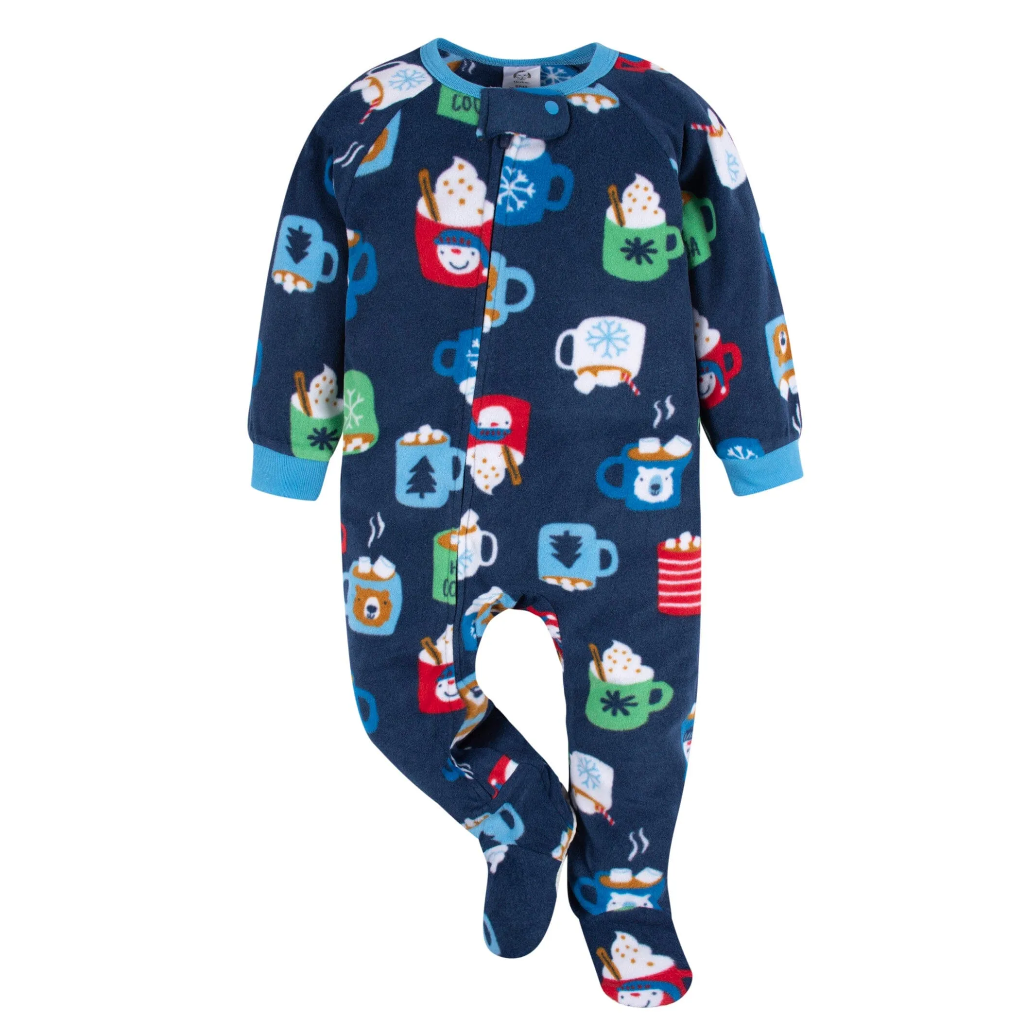 2-Pack Baby & Toddler Neutral Hot Chocolate Fleece Pajamas Gerber Childrenswea