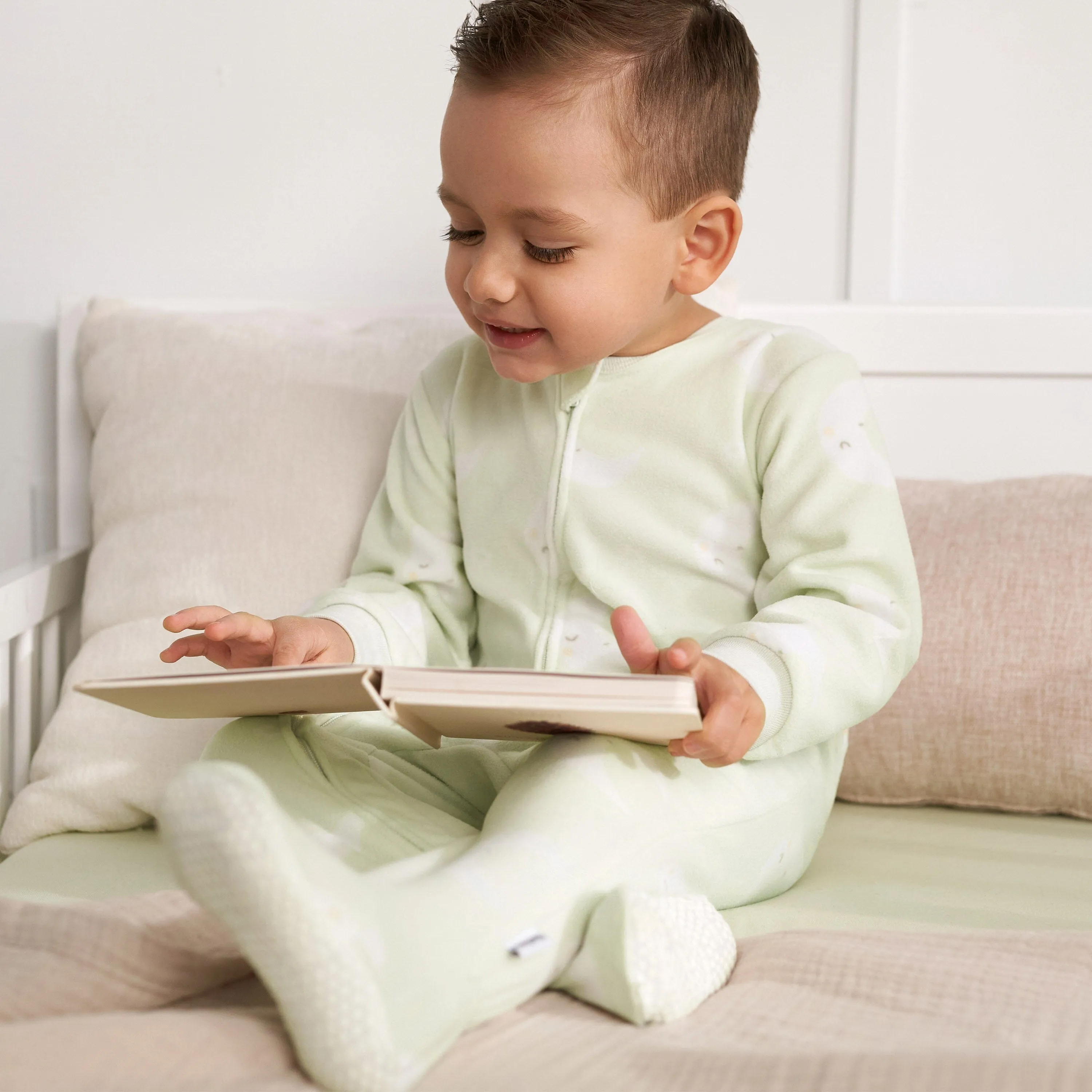 2-Pack Baby & Toddler Neutral Moons Fleece Pajamas Gerber Childrenswea
