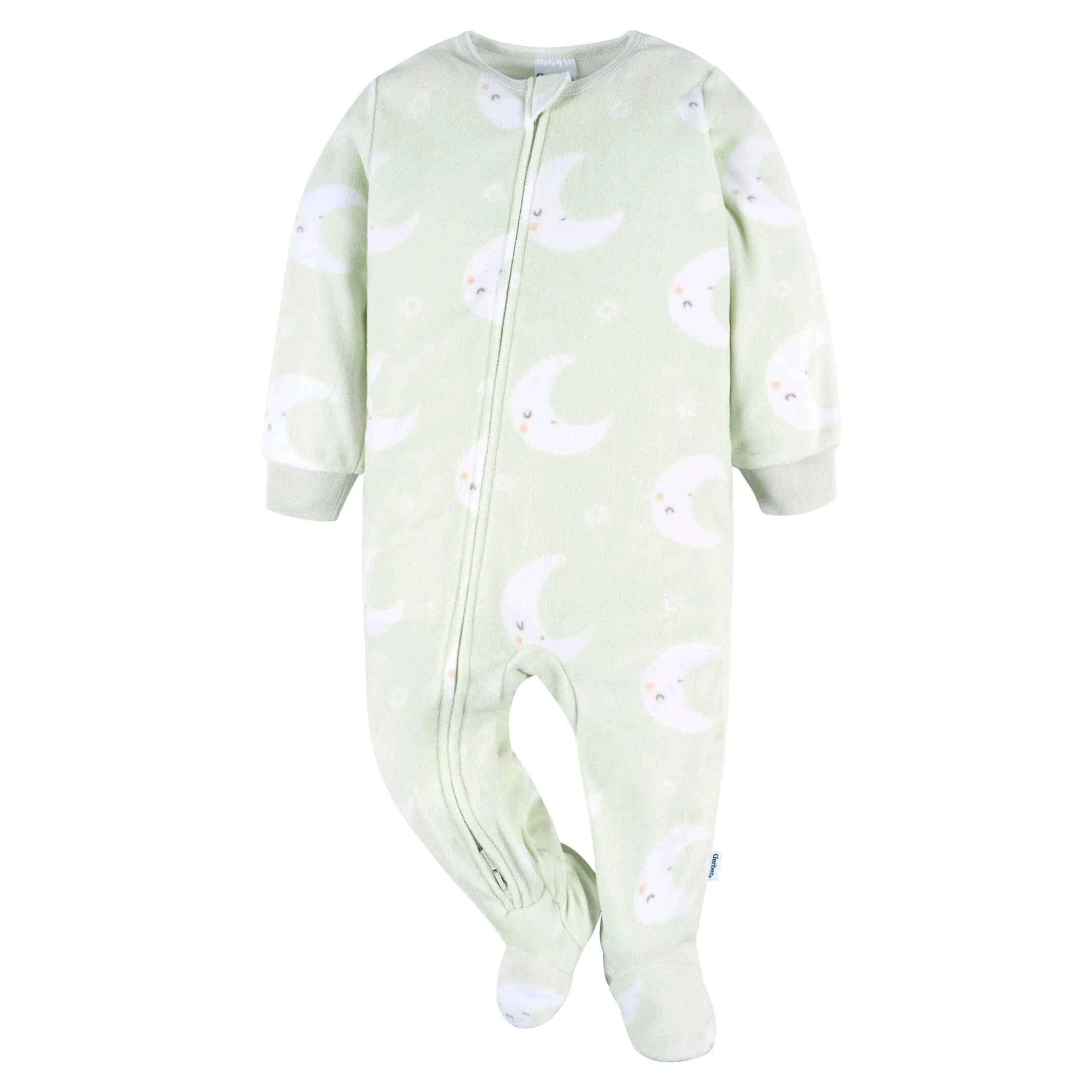 2-Pack Baby & Toddler Neutral Moons Fleece Pajamas Gerber Childrenswea