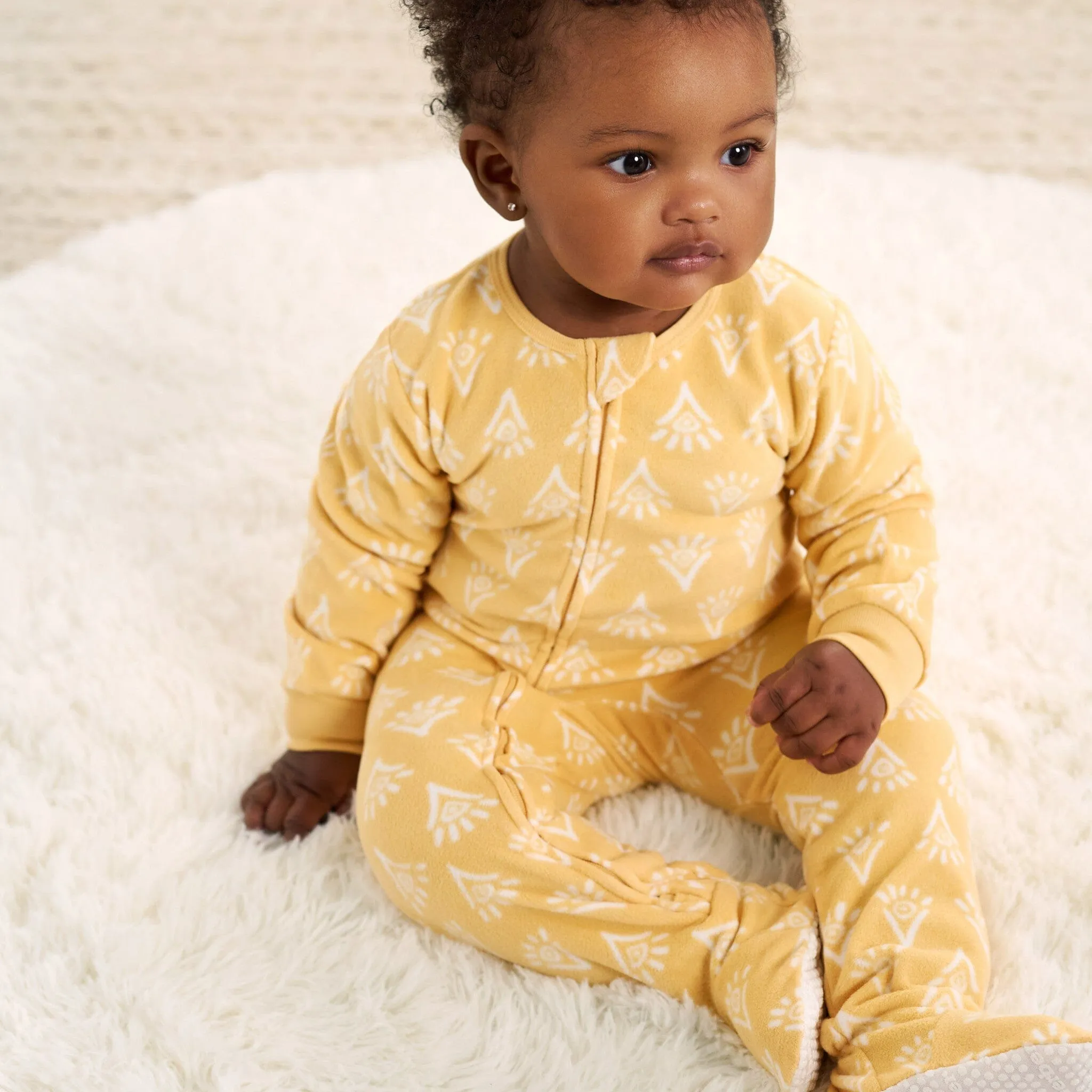 2-Pack Baby & Toddler Neutral Safari Fleece Pajamas Gerber Childrenswea