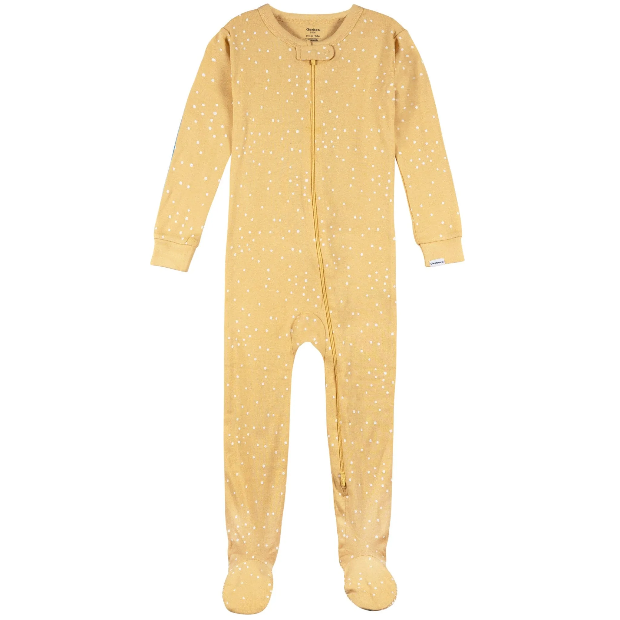 2-Pack Baby & Toddler Neutral Safari Snug Fit Footed Pajamas Gerber Childrenswea