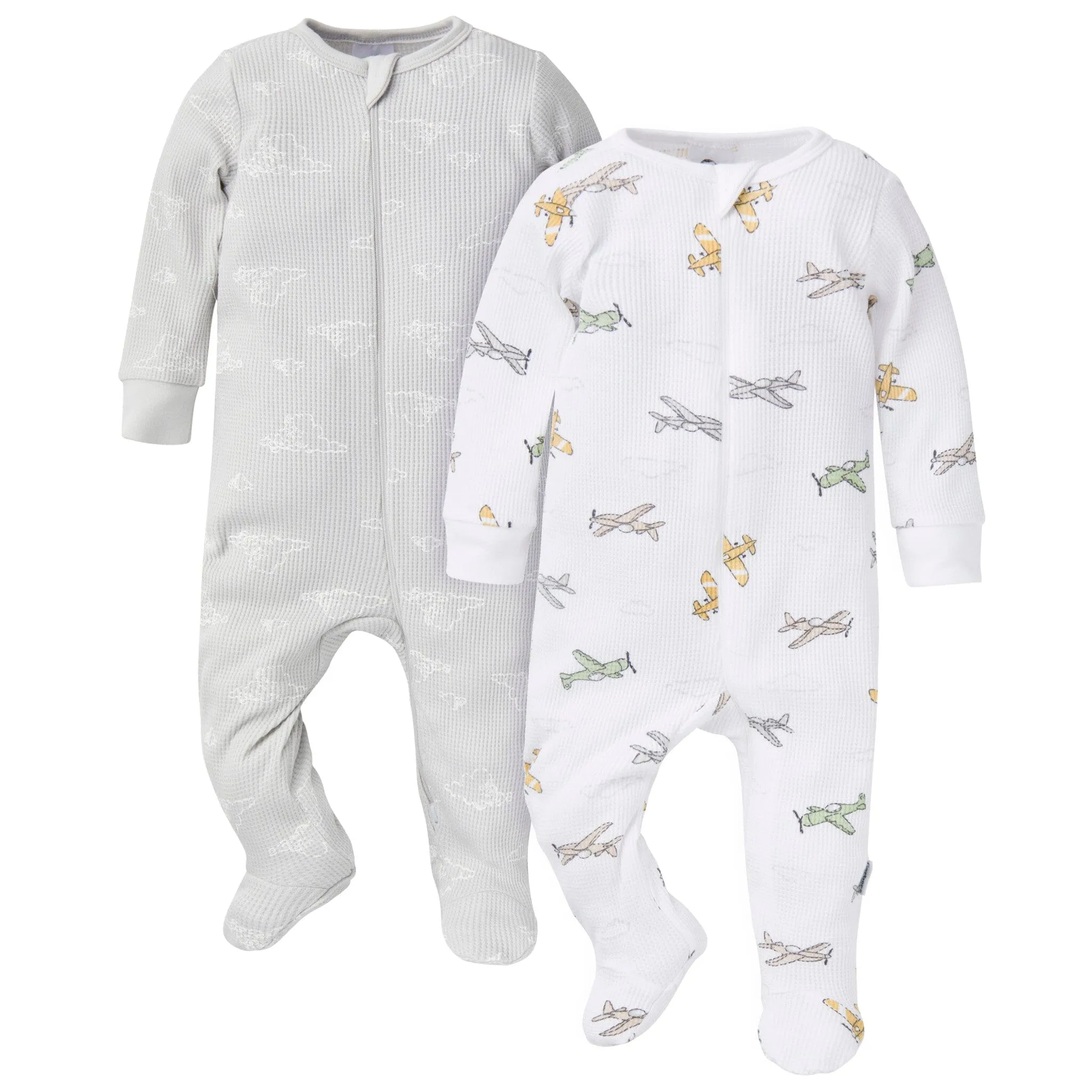 2-Pack Baby Boys Airplanes Sleep 'N Plays Gerber Childrenswea