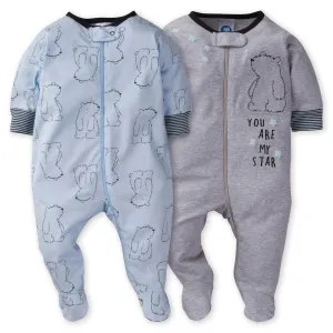 2-Pack Baby Boys Bear Sleep 'N Plays Gerber Childrenswea