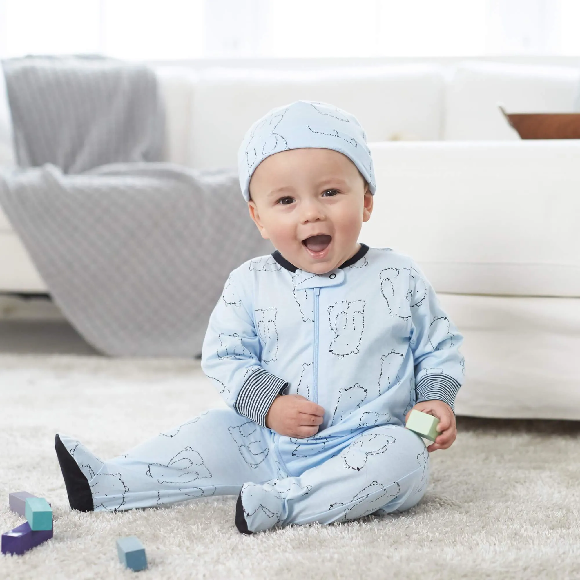 2-Pack Baby Boys Bear Sleep 'N Plays Gerber Childrenswea