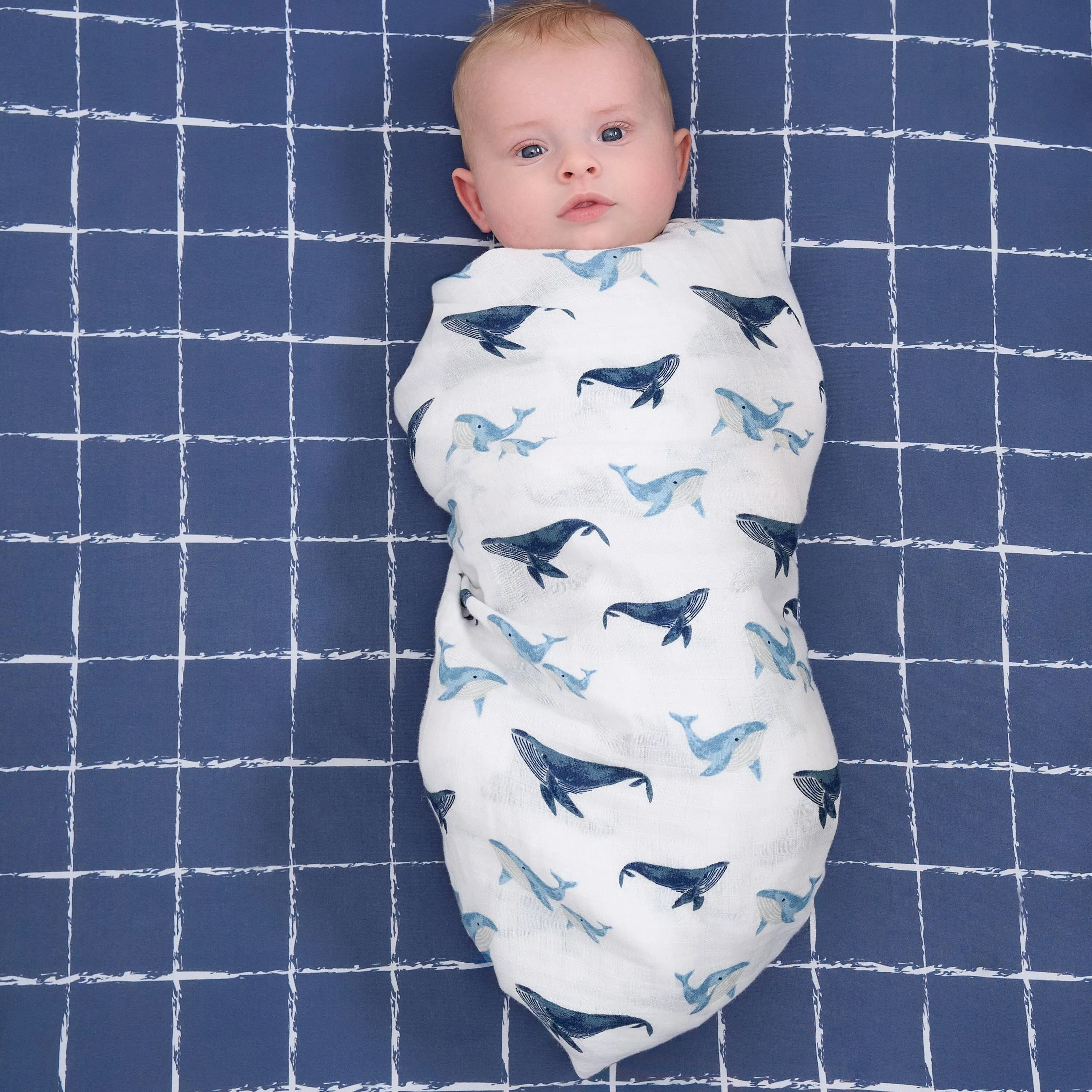 2-Pack Baby Boys Coastal Calm Muslin Blankets Gerber Childrenswea
