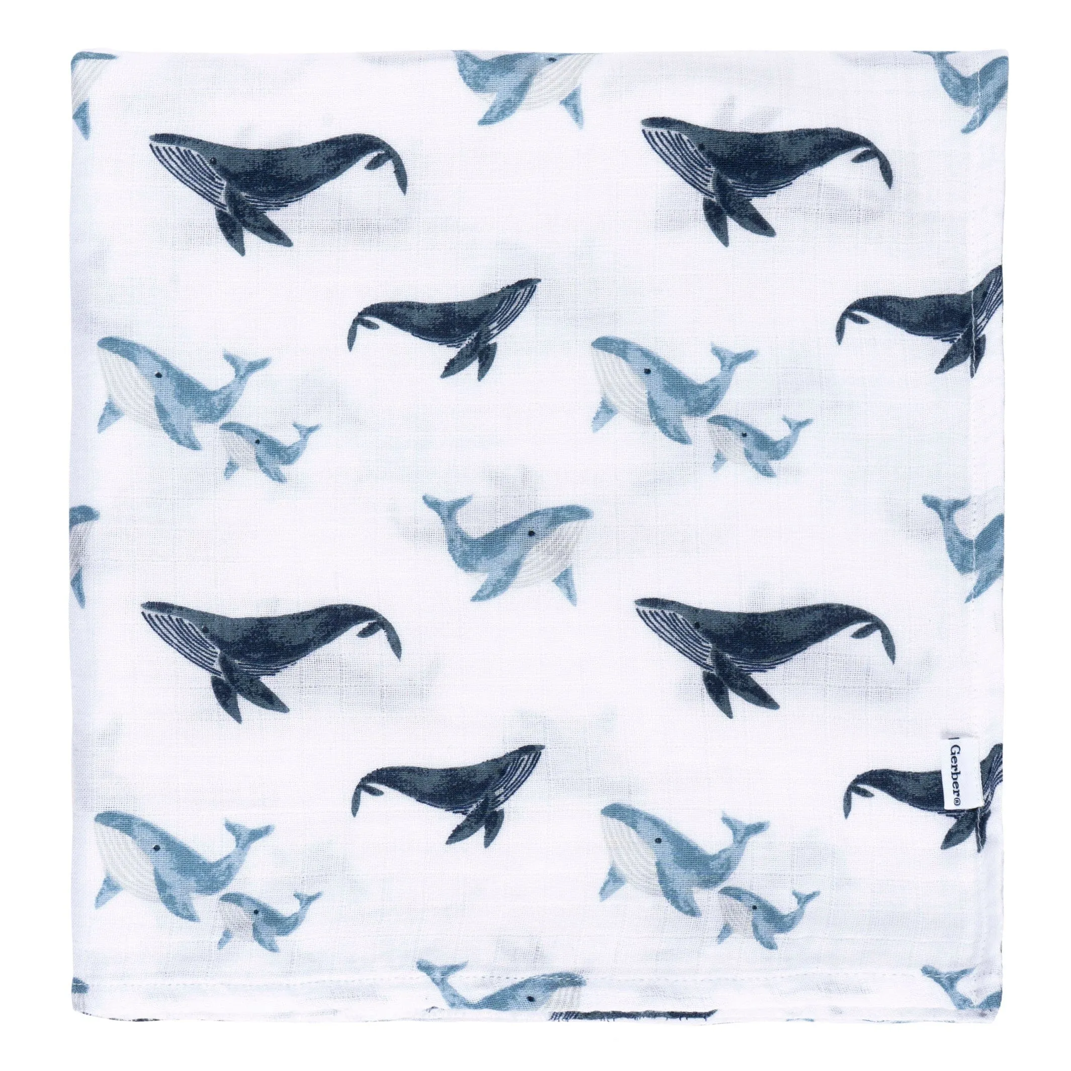 2-Pack Baby Boys Coastal Calm Muslin Blankets Gerber Childrenswea