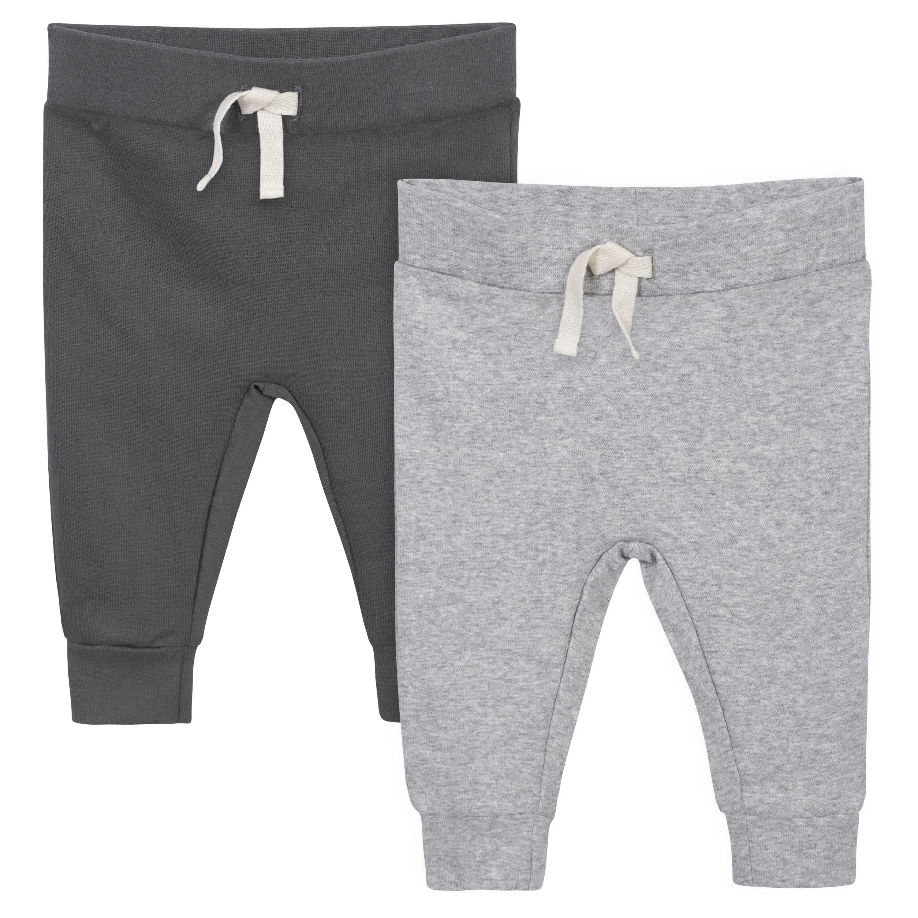 2-Pack Baby Boys Comfy Stretch Gray Pants Gerber Childrenswea