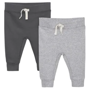 2-Pack Baby Boys Comfy Stretch Gray Pants Gerber Childrenswea
