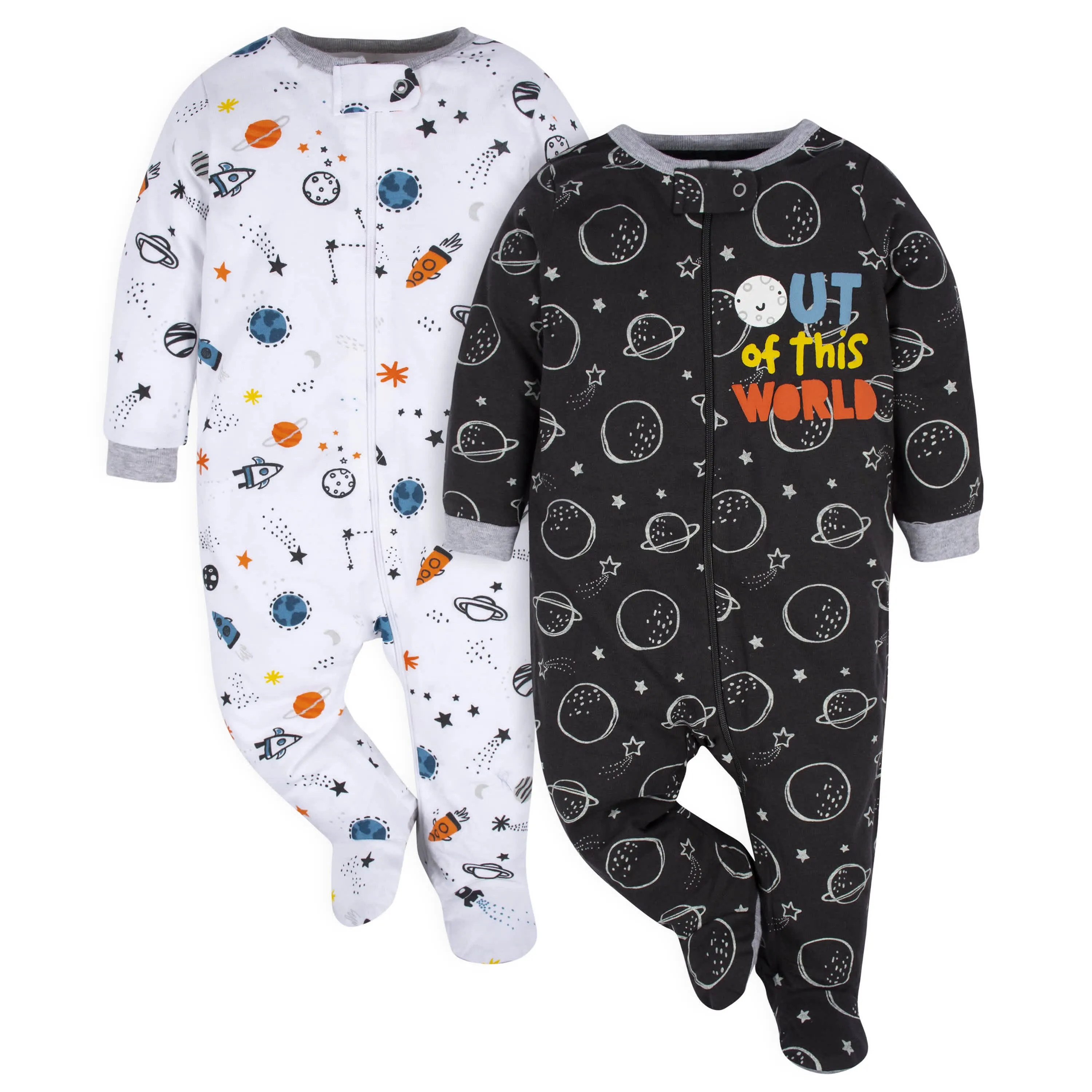 2-Pack Baby Boys Space Explorer Sleep 'N Plays Gerber Childrenswea