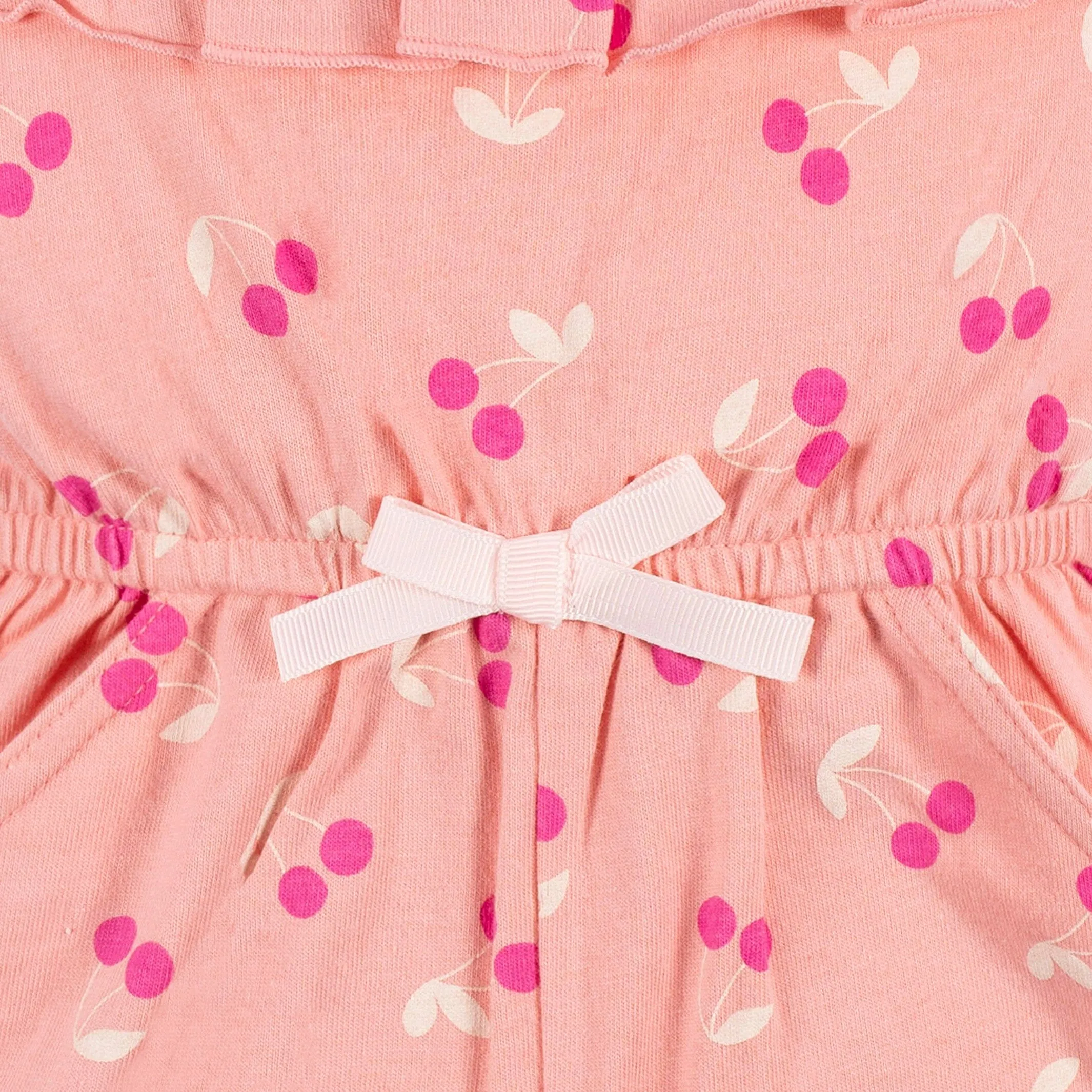 2-Pack Baby Girls Cherry Blossom Tank Rompers Gerber Childrenswea