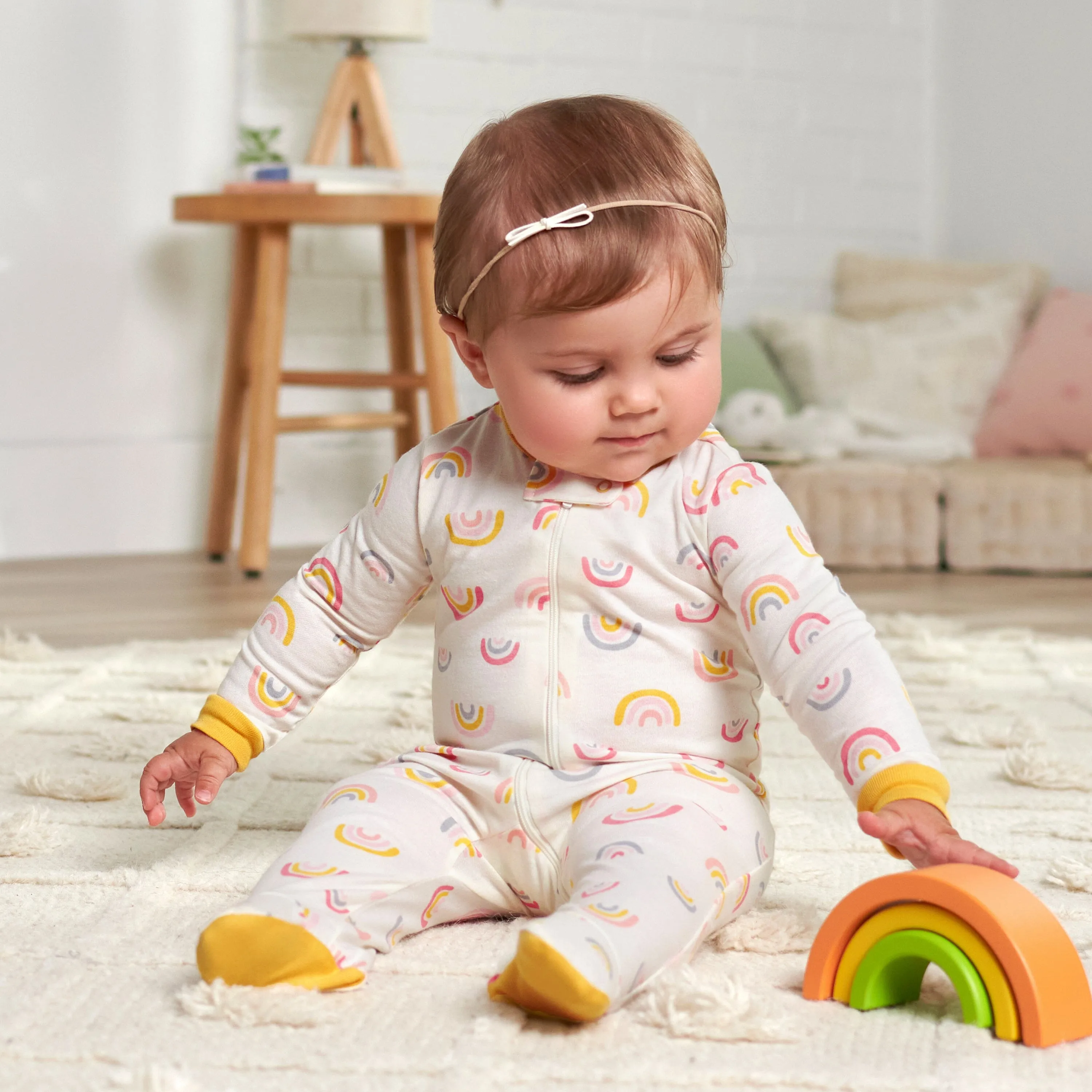 2-Pack Baby Girls Golden Floral Sleep 'N Plays Gerber Childrenswea