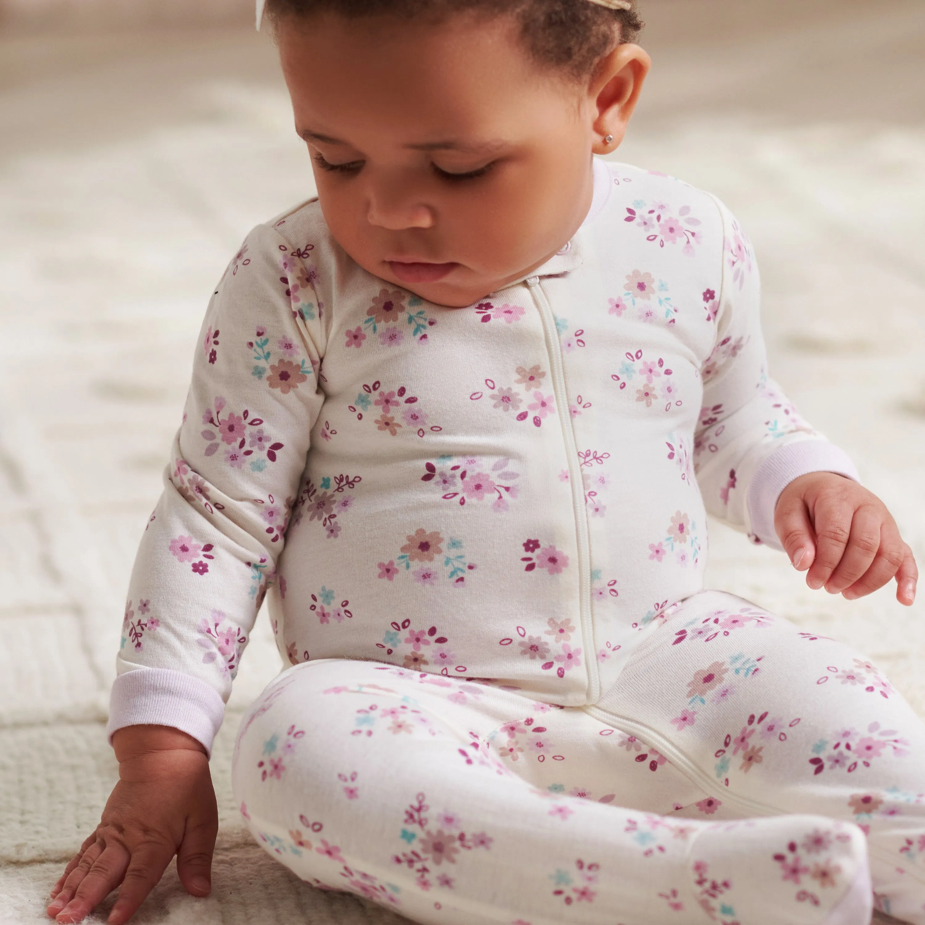 2-Pack Baby Girls Lavender Garden Sleep 'N Plays Gerber Childrenswea