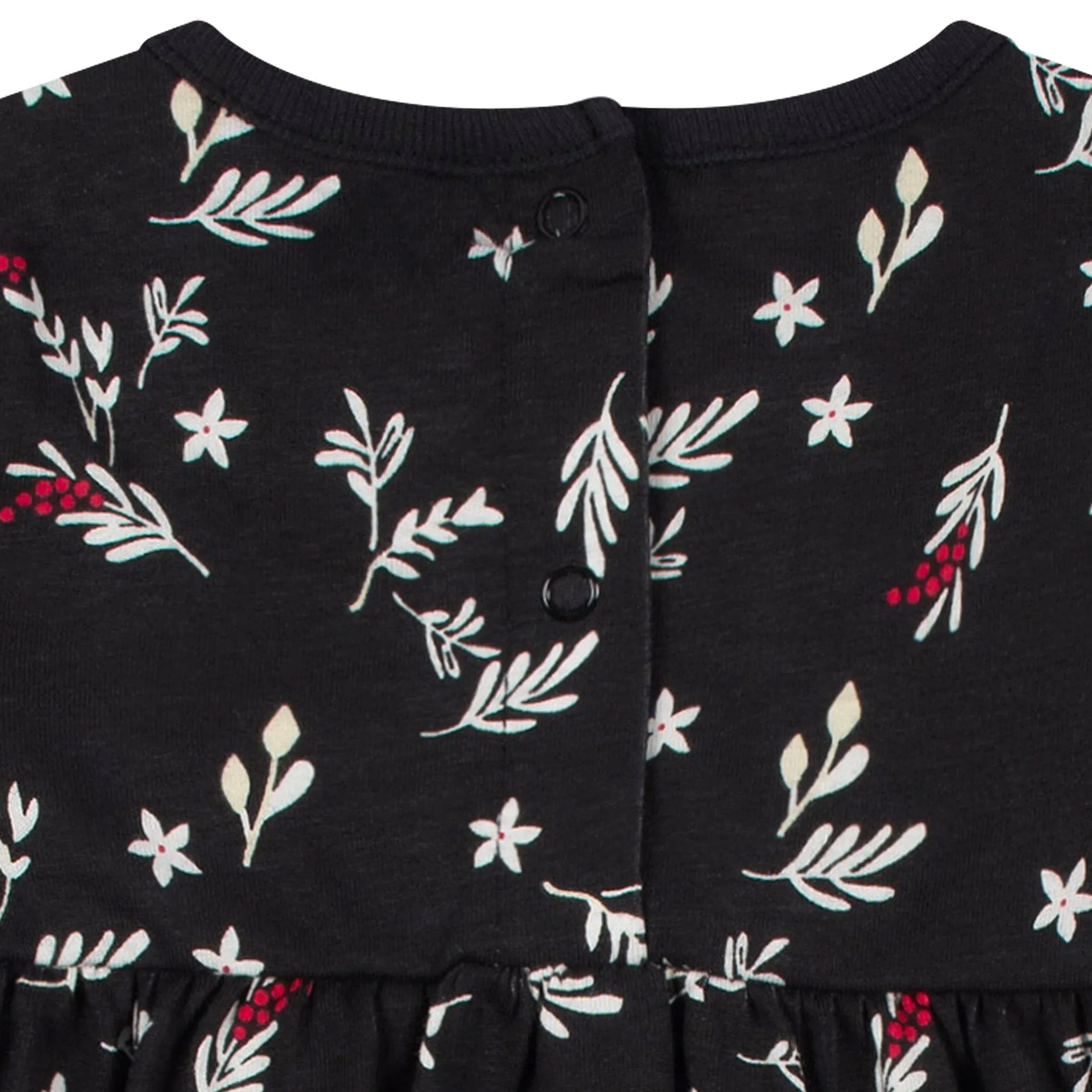 2-Pack Baby Girls Wish & Leaves Rompers Gerber Childrenswea