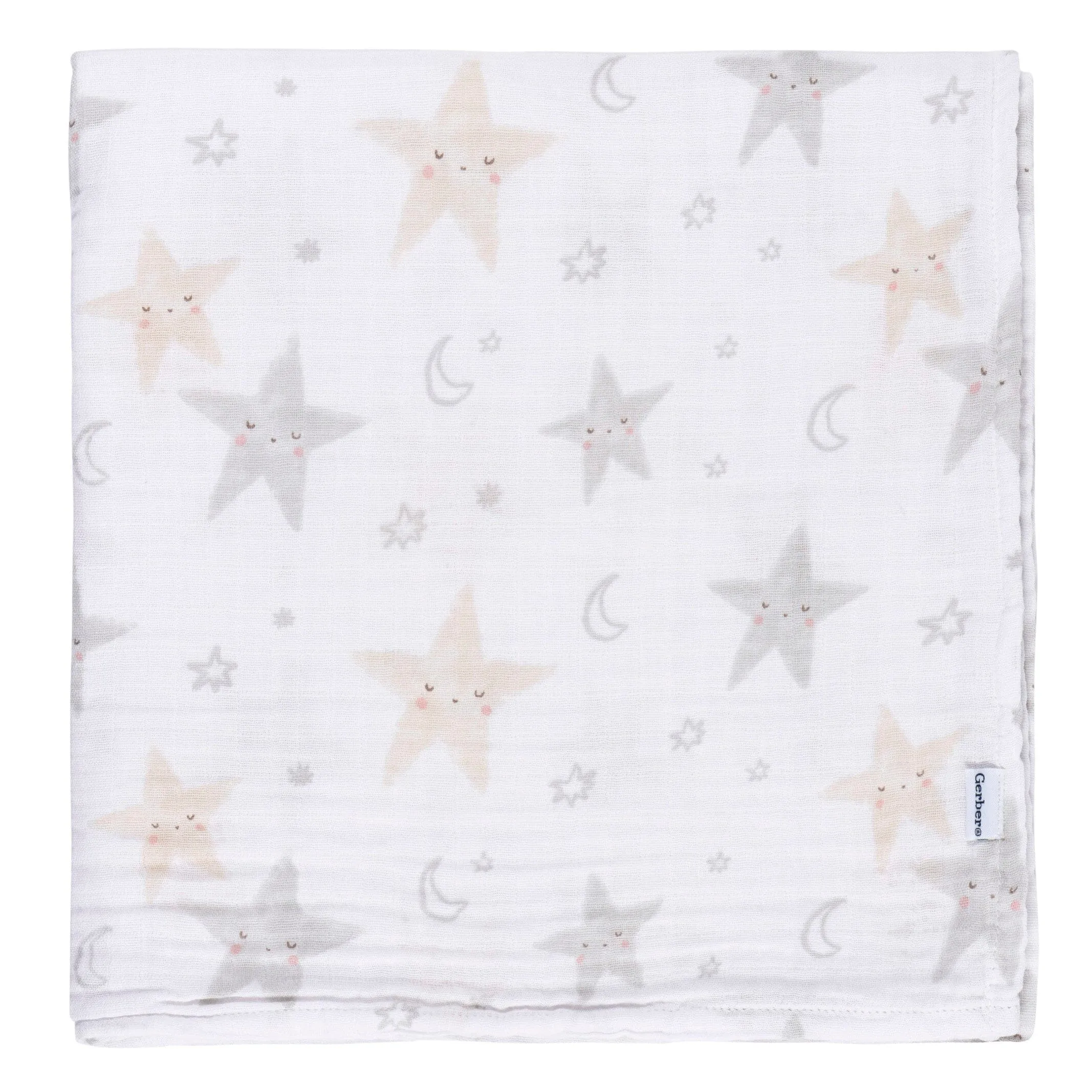 2-Pack Baby Neutral Celestial Muslin Blankets Gerber Childrenswea
