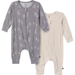2-Pack Baby Neutral Hot Air Balloon Zip Front Rompers Gerber Childrenswea