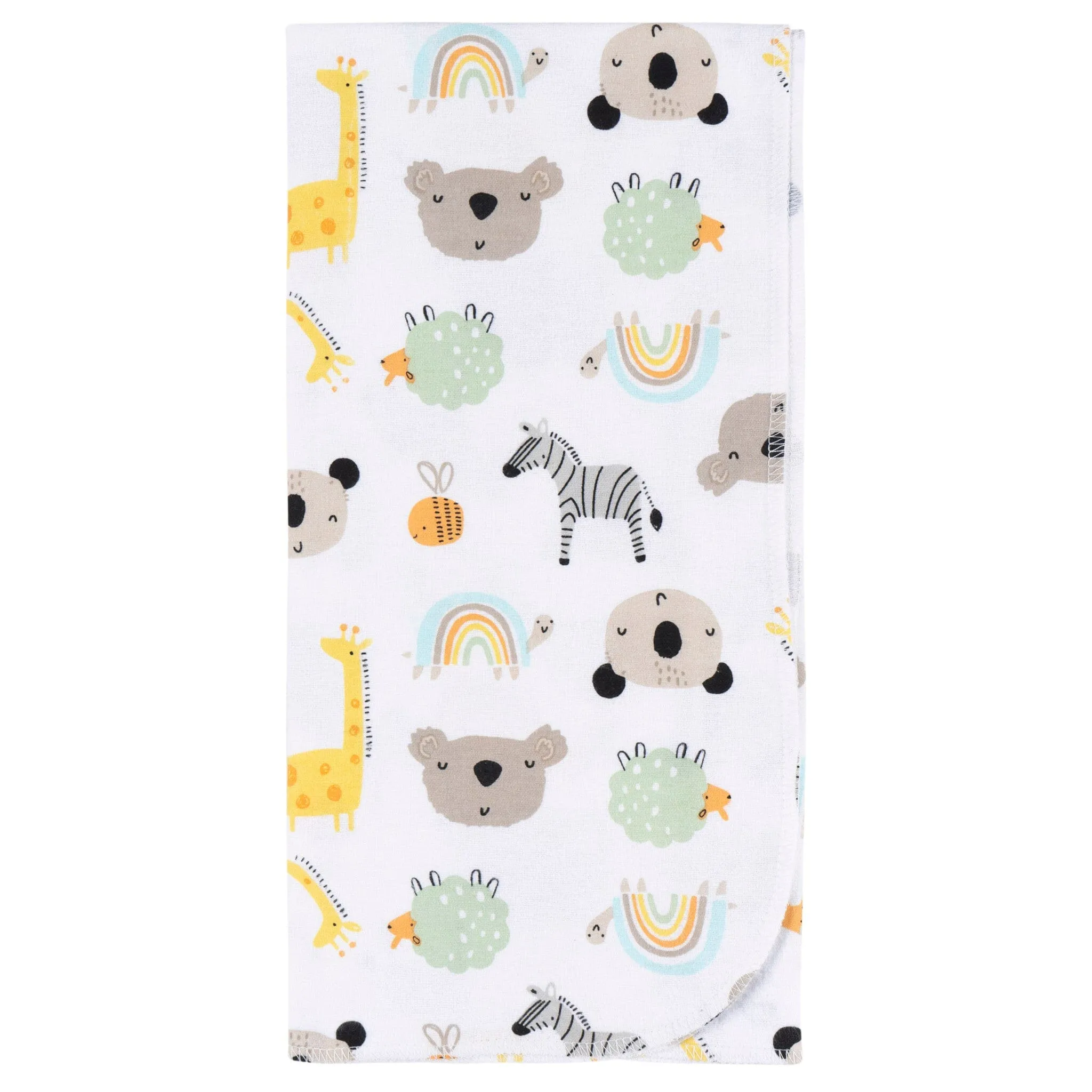 2-Pack Baby Neutral Little Animals Flannel Blankets Gerber Childrenswea