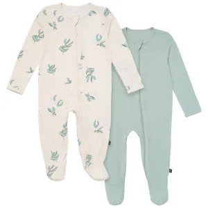 2-Pack Baby Neutral Olives Sleep 'N Plays With Mitten Cuffs Gerber Childrenswea