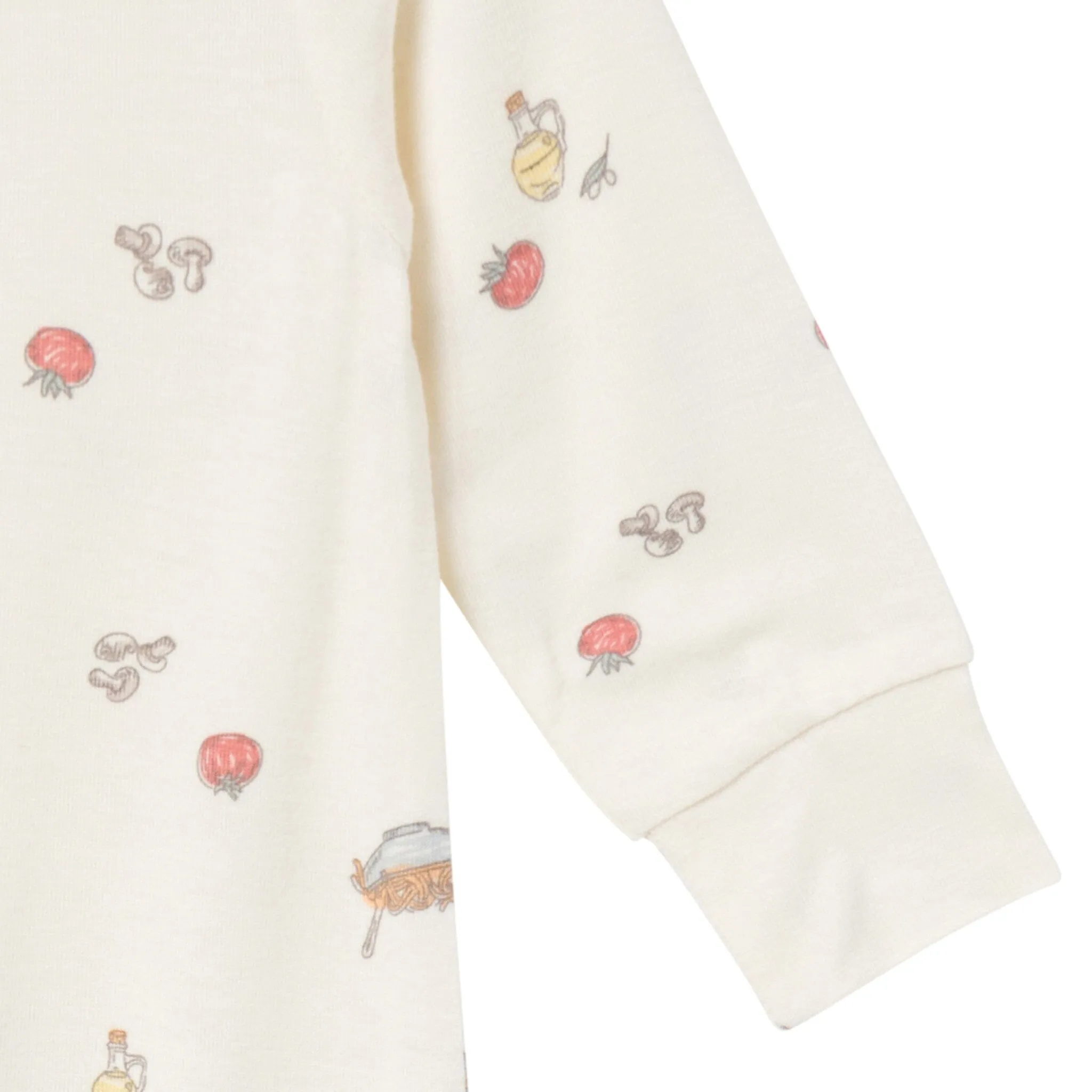 2-Pack Baby Neutral Pasta Dinner Zip Front Rompers Gerber Childrenswea