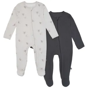 2-Pack Baby Neutral Sparrows Sleep 'N Plays With Mitten Cuffs Gerber Childrenswea