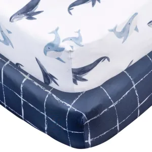 2-Pack Boys Coastal Calm Crib Sheets Gerber Childrenswea