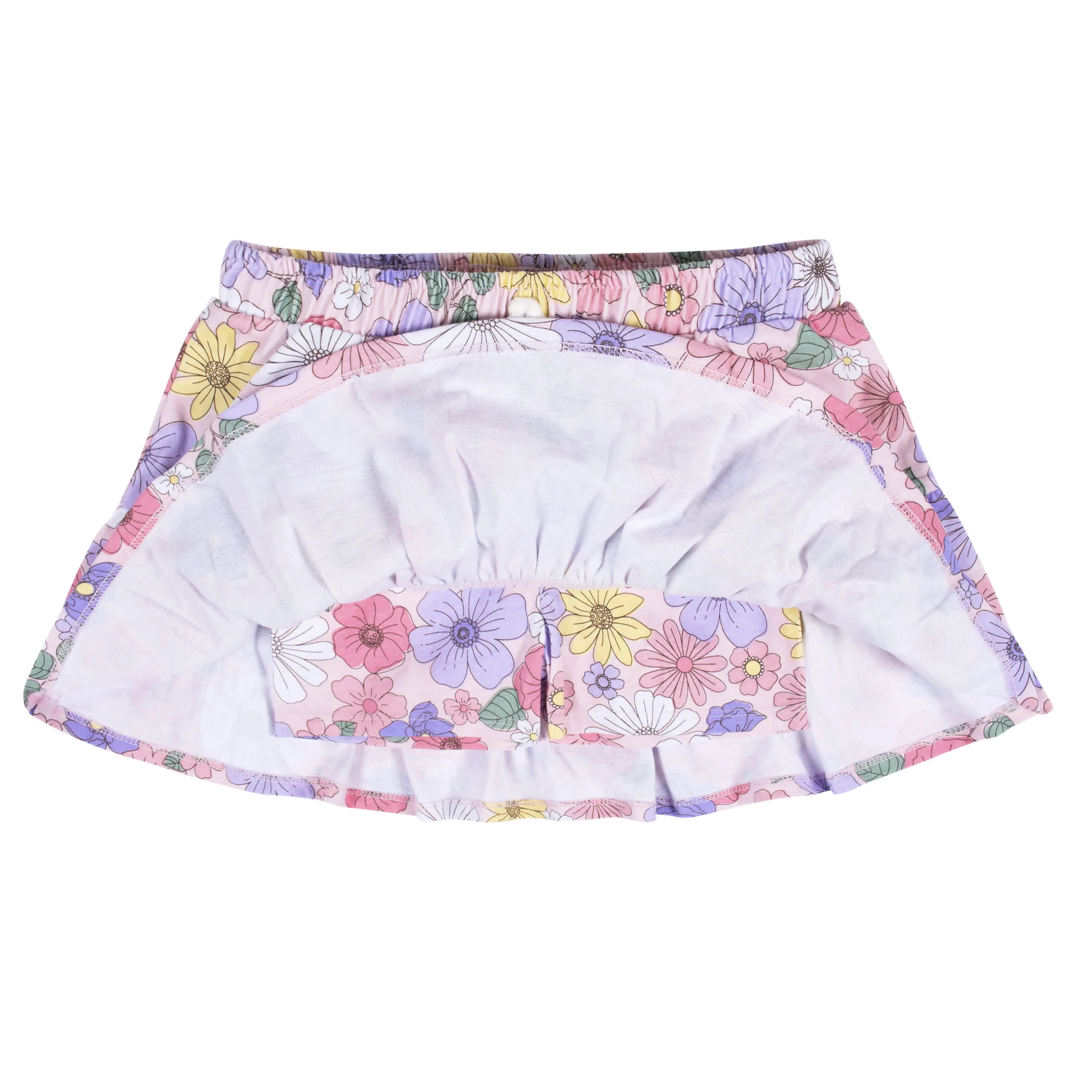 2-Pack Infant Girls Pink Floral Skorts Gerber Childrenswea